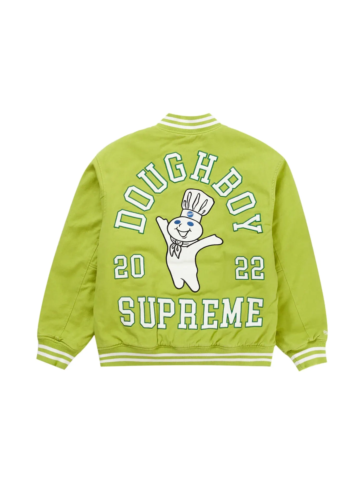 Мужская куртка-бомбер Supreme Mitchell & Ness Doughboy Twill Varsity Jacket — изображение 3 из 3, зеленый