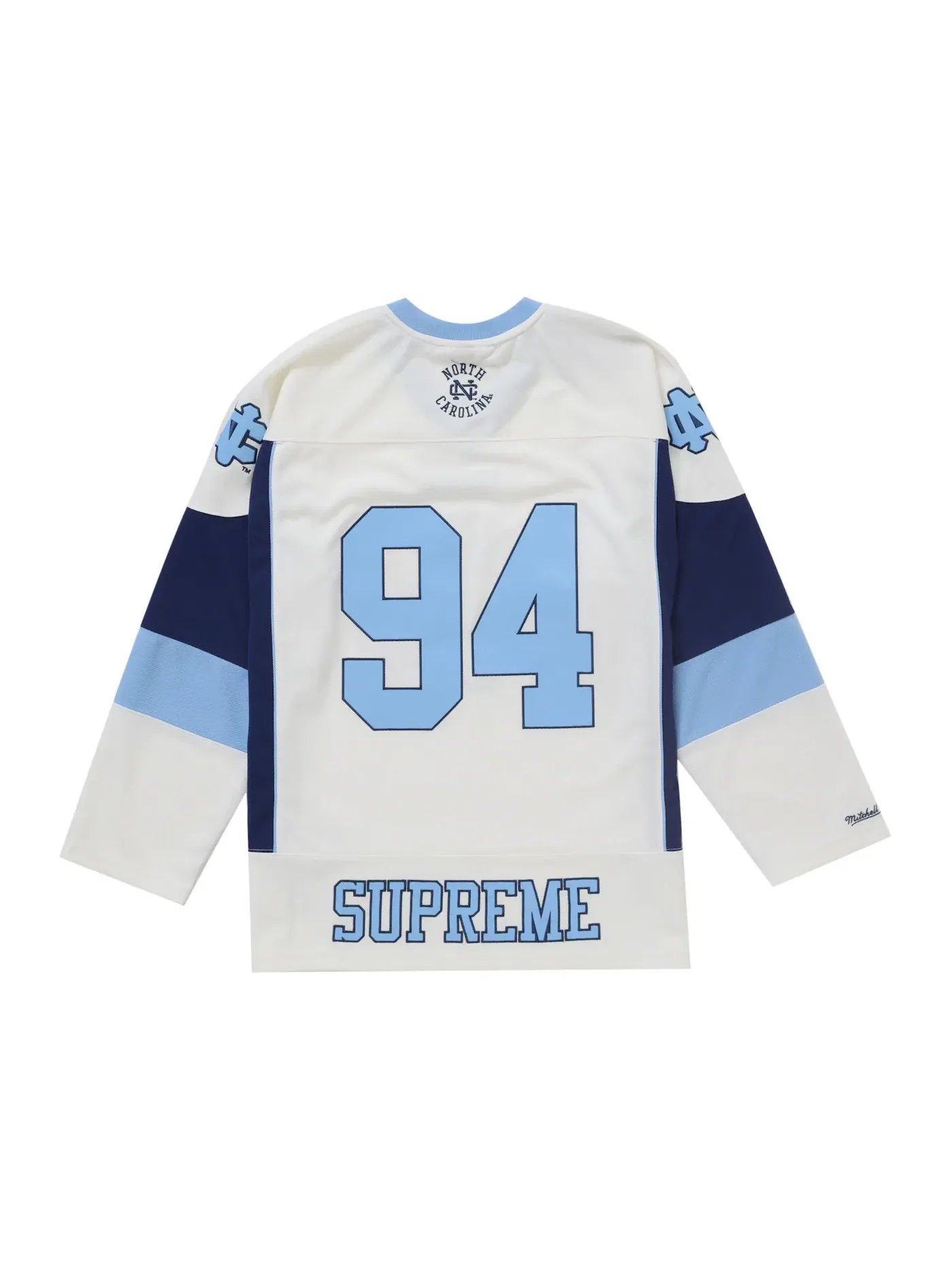 Мужская хоккейная джерси с принтом Jersey Supreme — изображение 2 из 2, белый