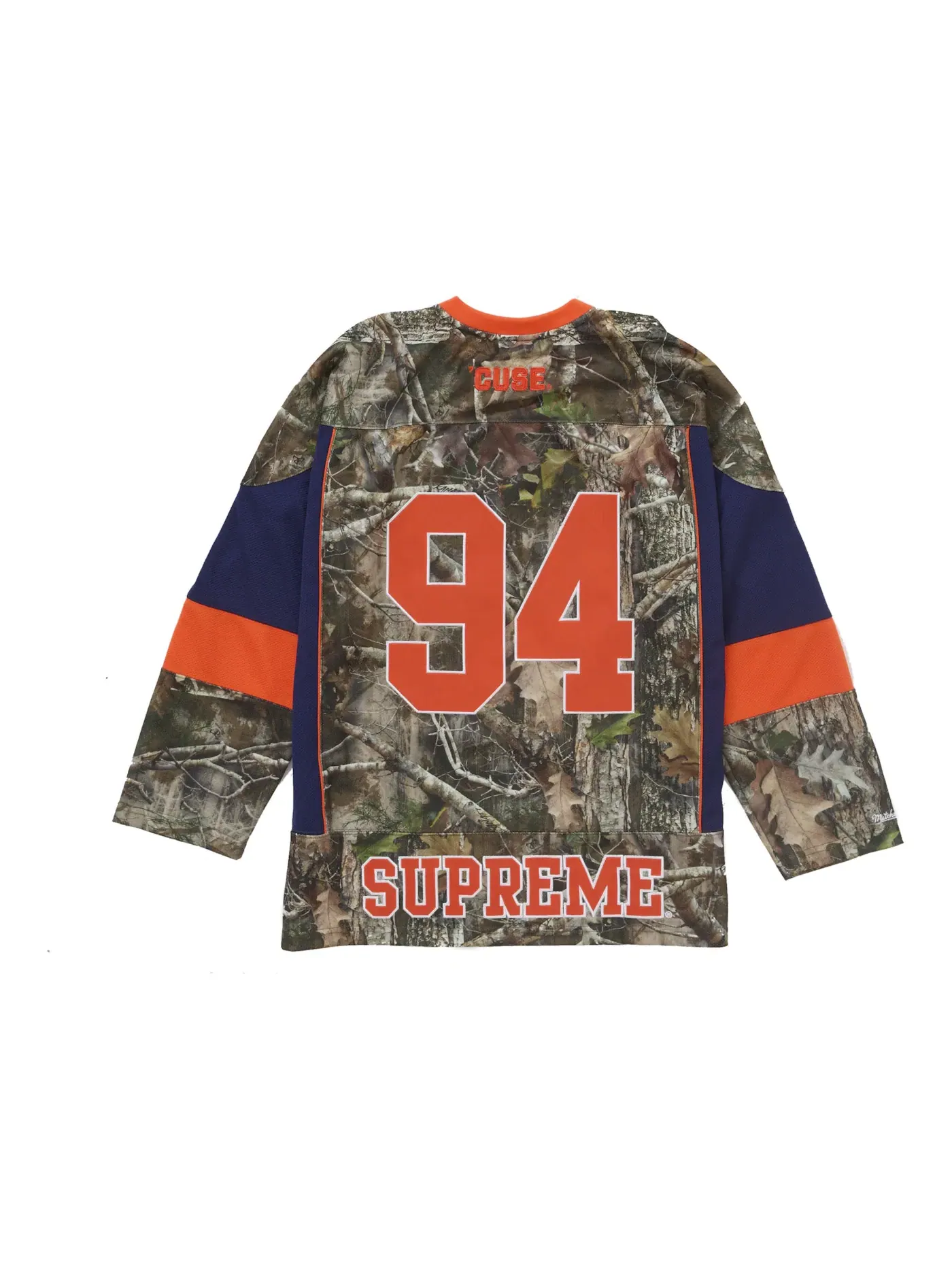 Мужская хоккейная джерси с камуфляжным принтом Supreme Mitchell & Ness, Woodland Camo — изображение 2 из 2