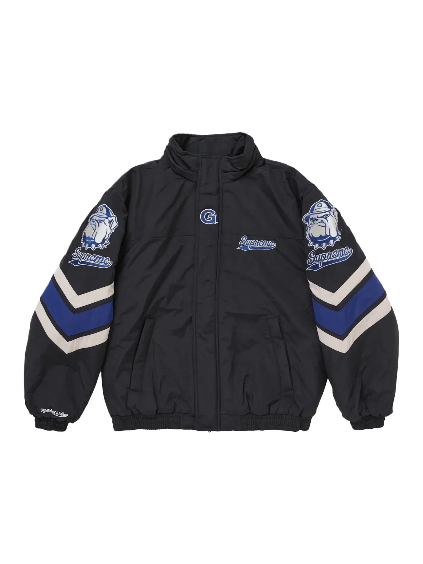 Мужская куртка с капюшоном от Supreme и Mitchell & Ness — изображение 4 из 5, черный
