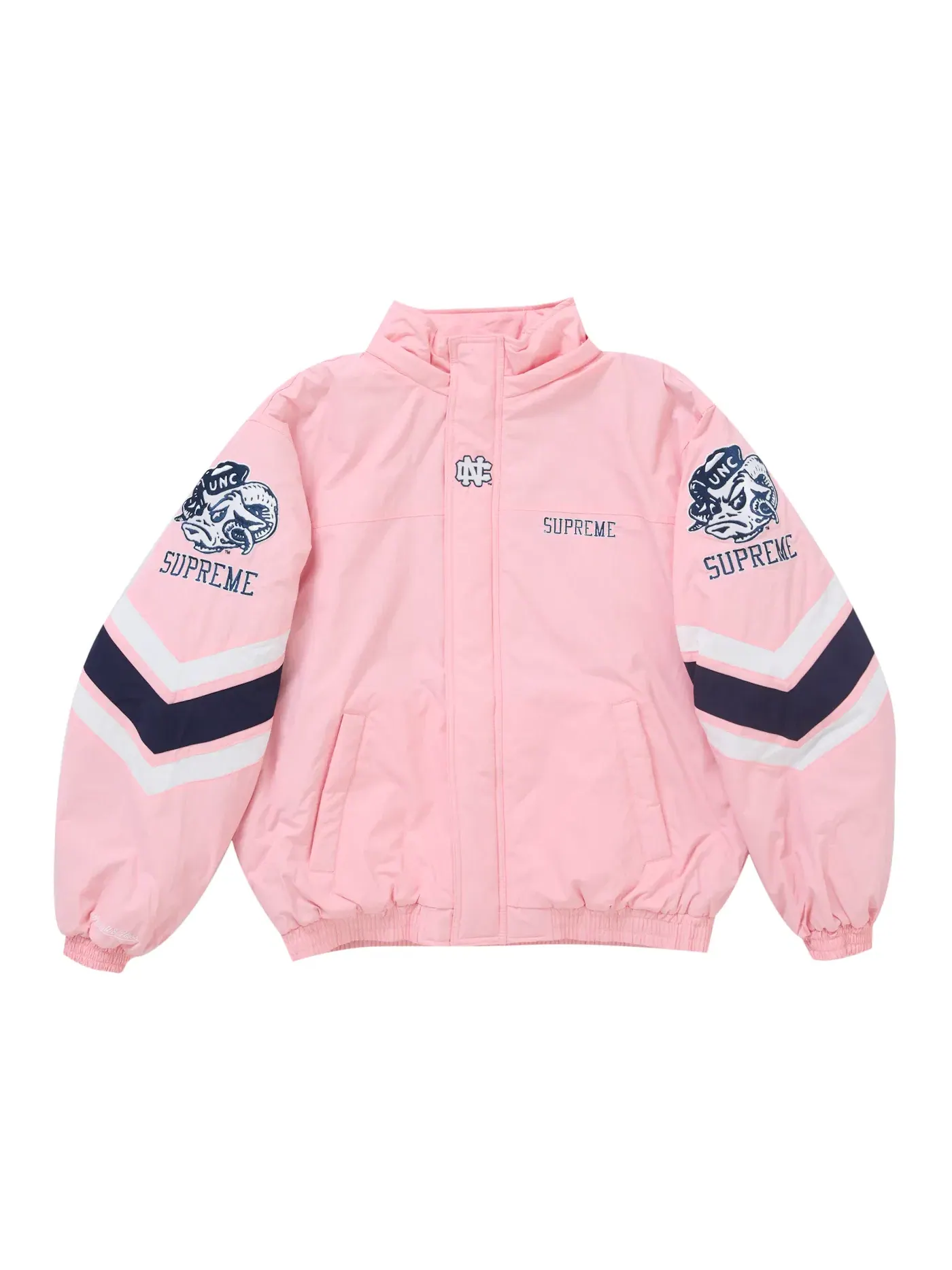 Мужская куртка с капюшоном Supreme Mitchell & Ness NCAA — изображение 4 из 5, розовый