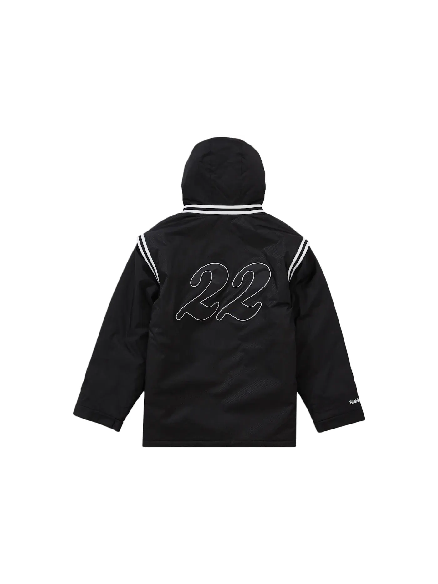 Мужская стеганая спортивная куртка Supreme Mitchell & Ness — изображение 3 из 3, черный
