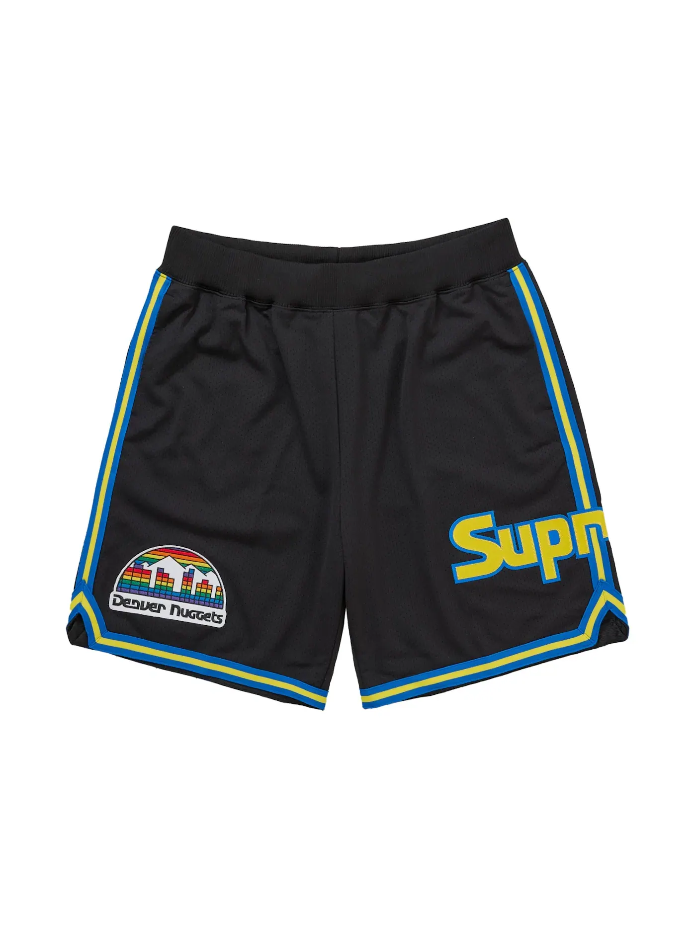 Мужские шорты с логотипом Supreme Mitchell & Ness Teams Basketball Short — изображение 1 из 4, черный