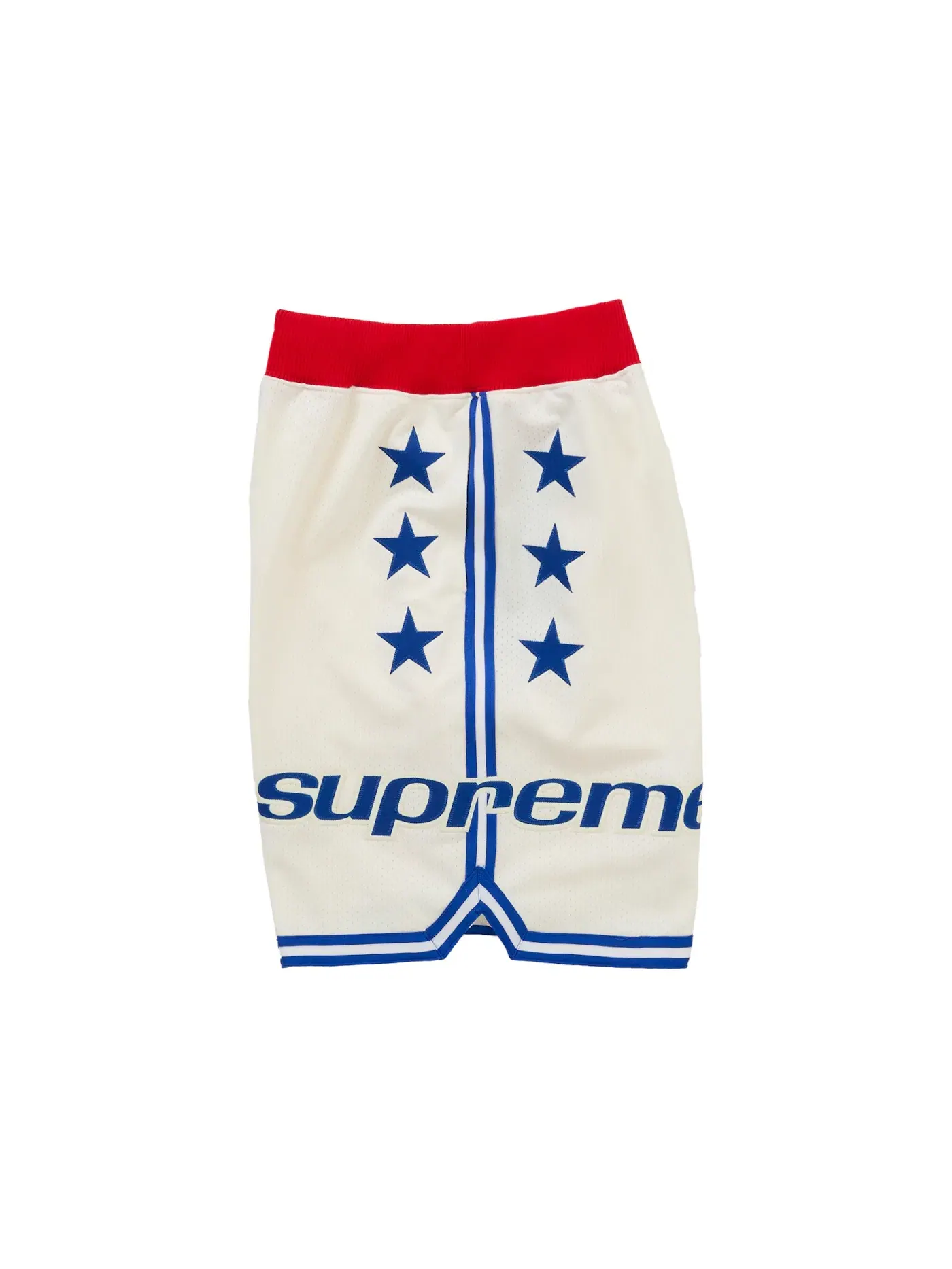 Мужские шорты с принтом Teams Supreme Mitchell & Ness — изображение 3 из 4, белый