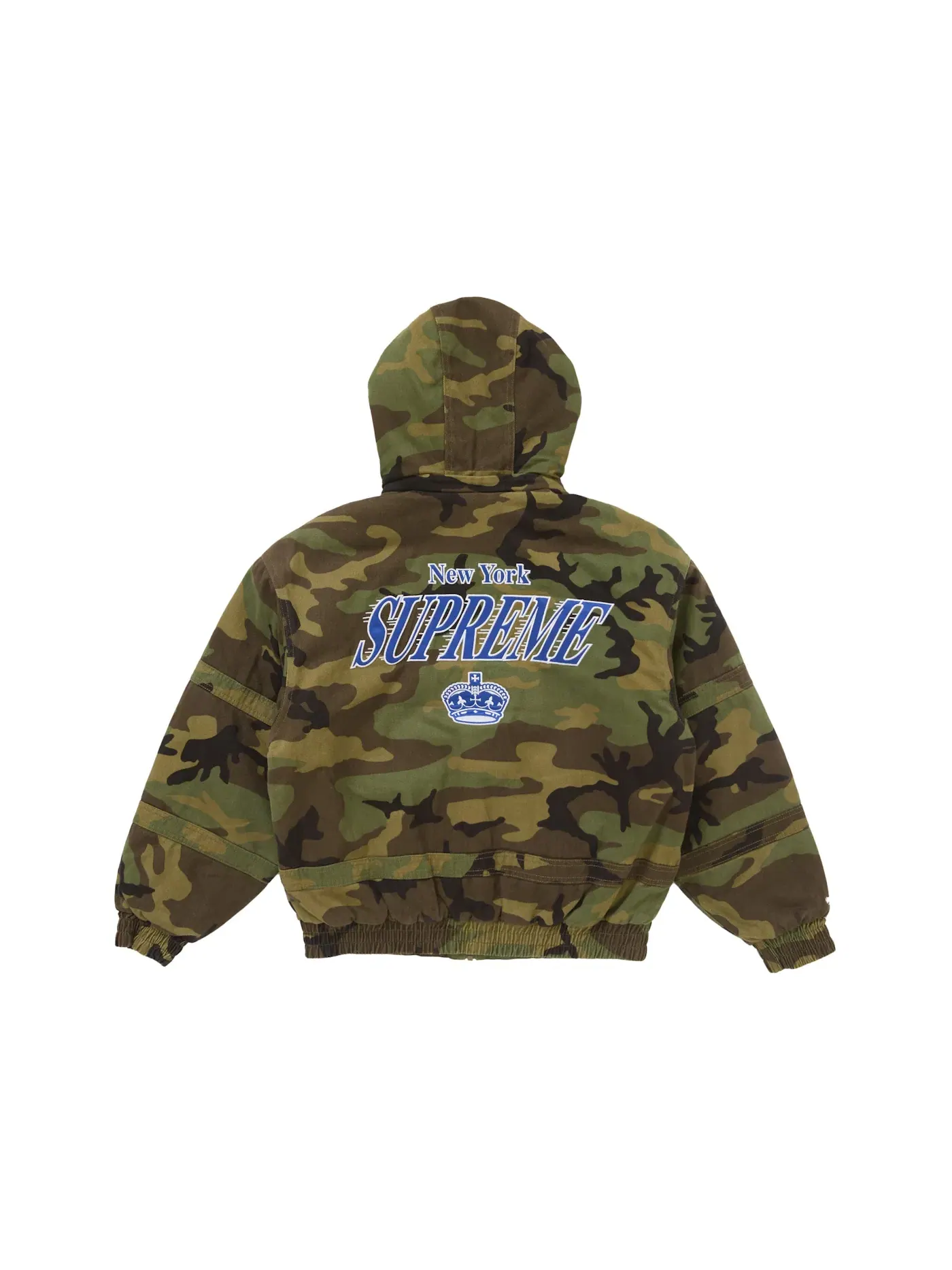 Мужская куртка-стадион Supreme Mitchell & Ness Twill Stadium Jacket — изображение 3 из 5, камуфляж
