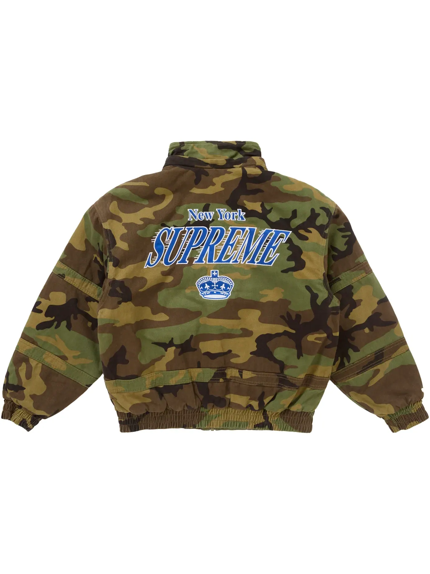 Мужская куртка-стадион Supreme Mitchell & Ness Twill Stadium Jacket — изображение 5 из 5, камуфляж