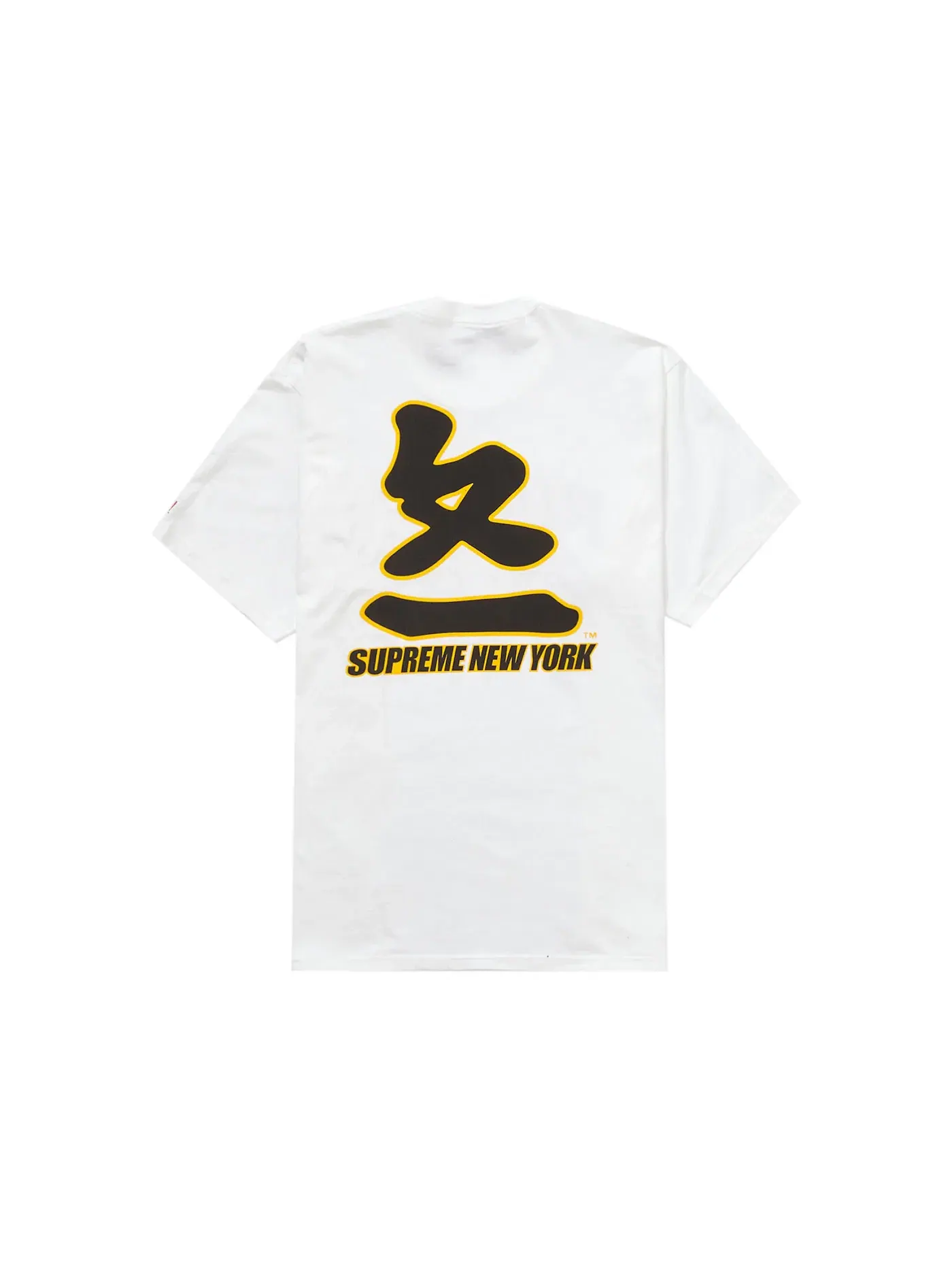 Мужская футболка с принтом Supreme MLB Pittsburgh Pirates Kanji Teams Tee — изображение 2 из 2, белый