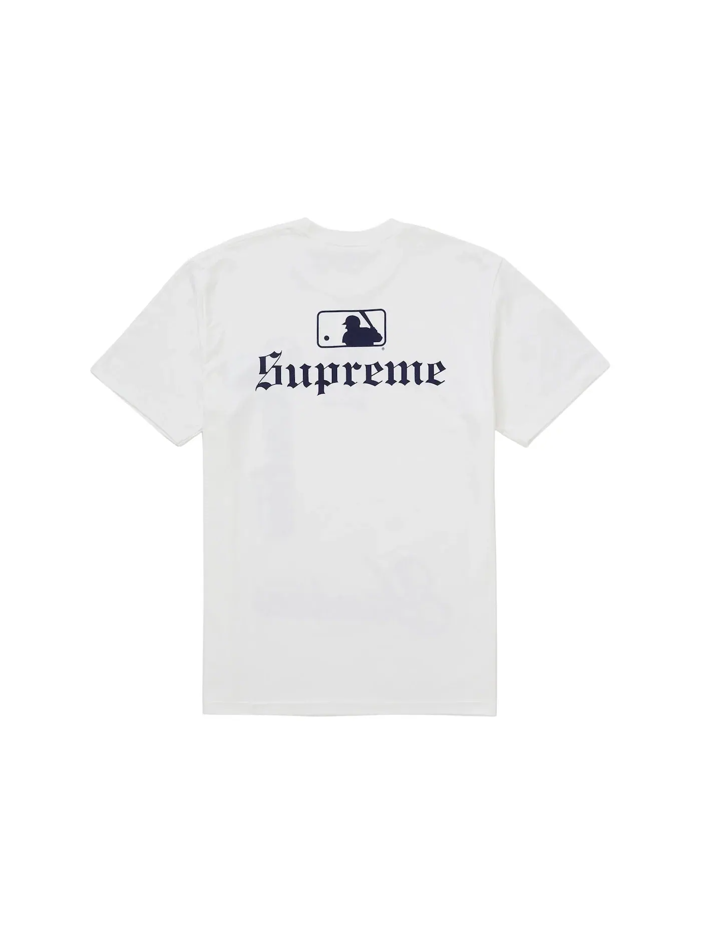 Мужская футболка с принтом Supreme MLB Teams NY Tee — изображение 2 из 2, белый