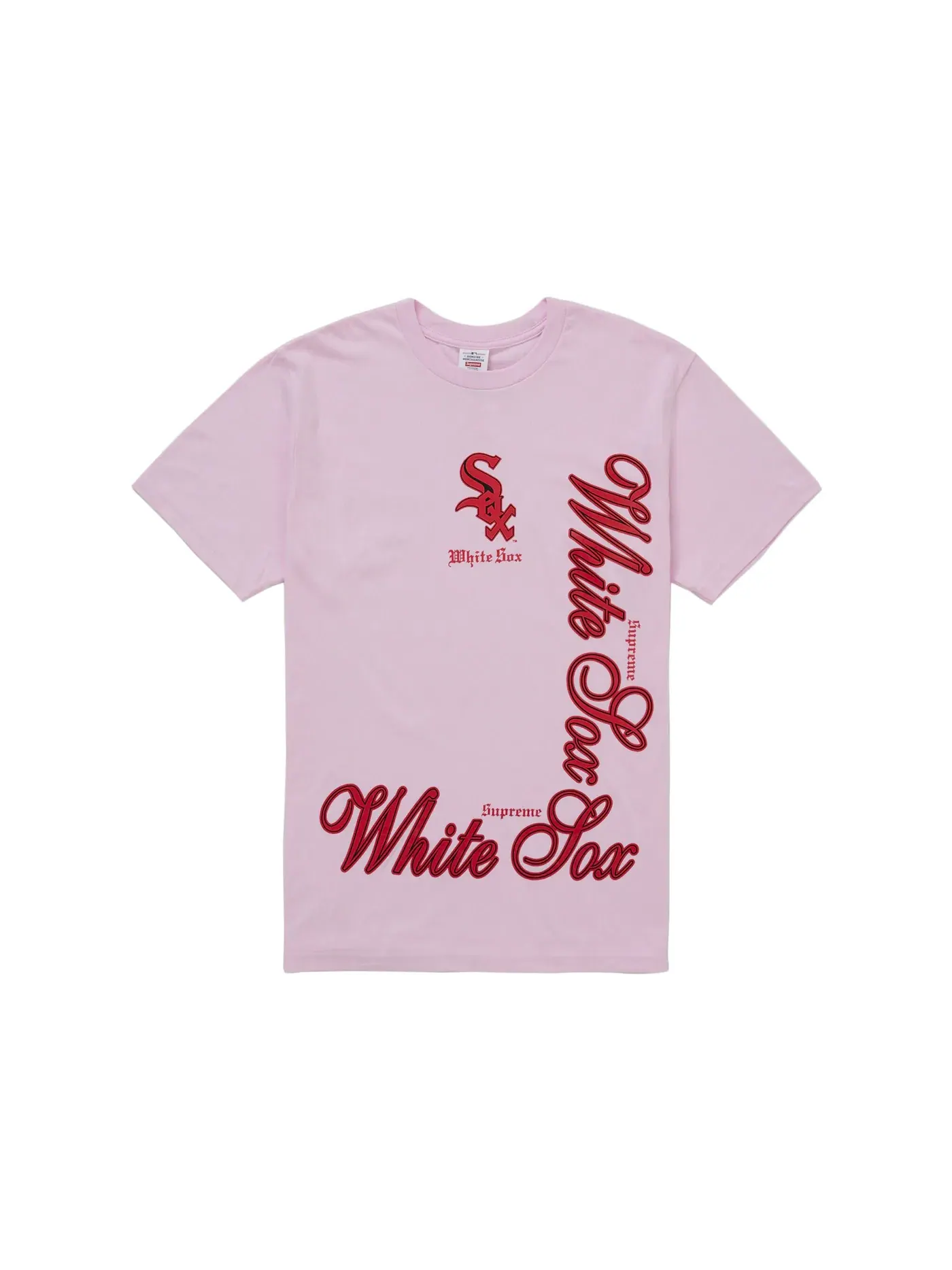 Мужская футболка хлопковая Supreme Tee — изображение 1 из 2, розовый