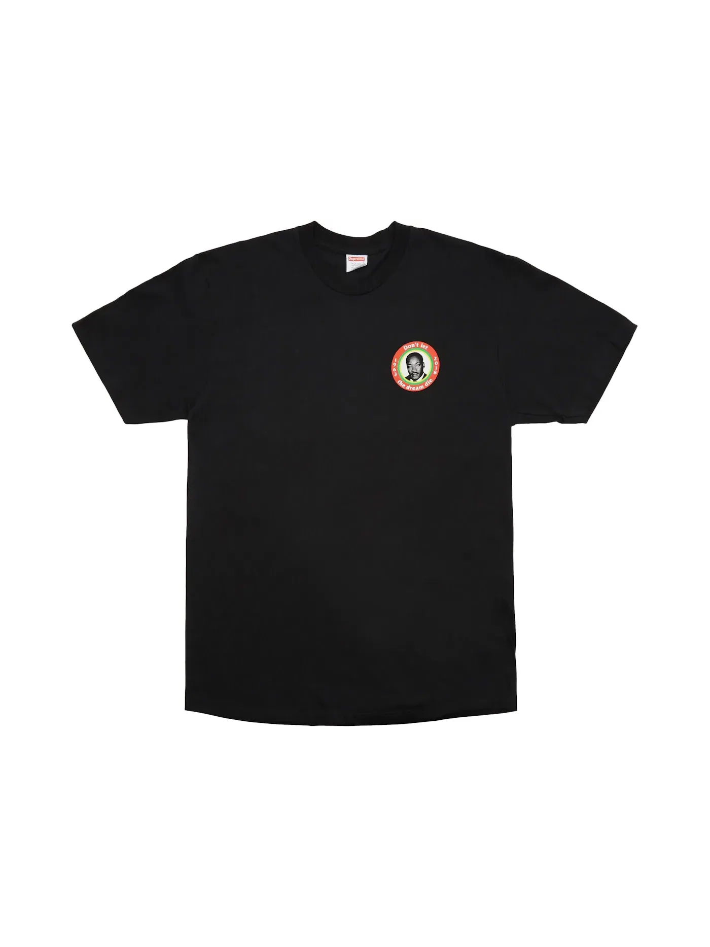Мужская футболка с принтом Supreme Tee — изображение 1 из 2, черный