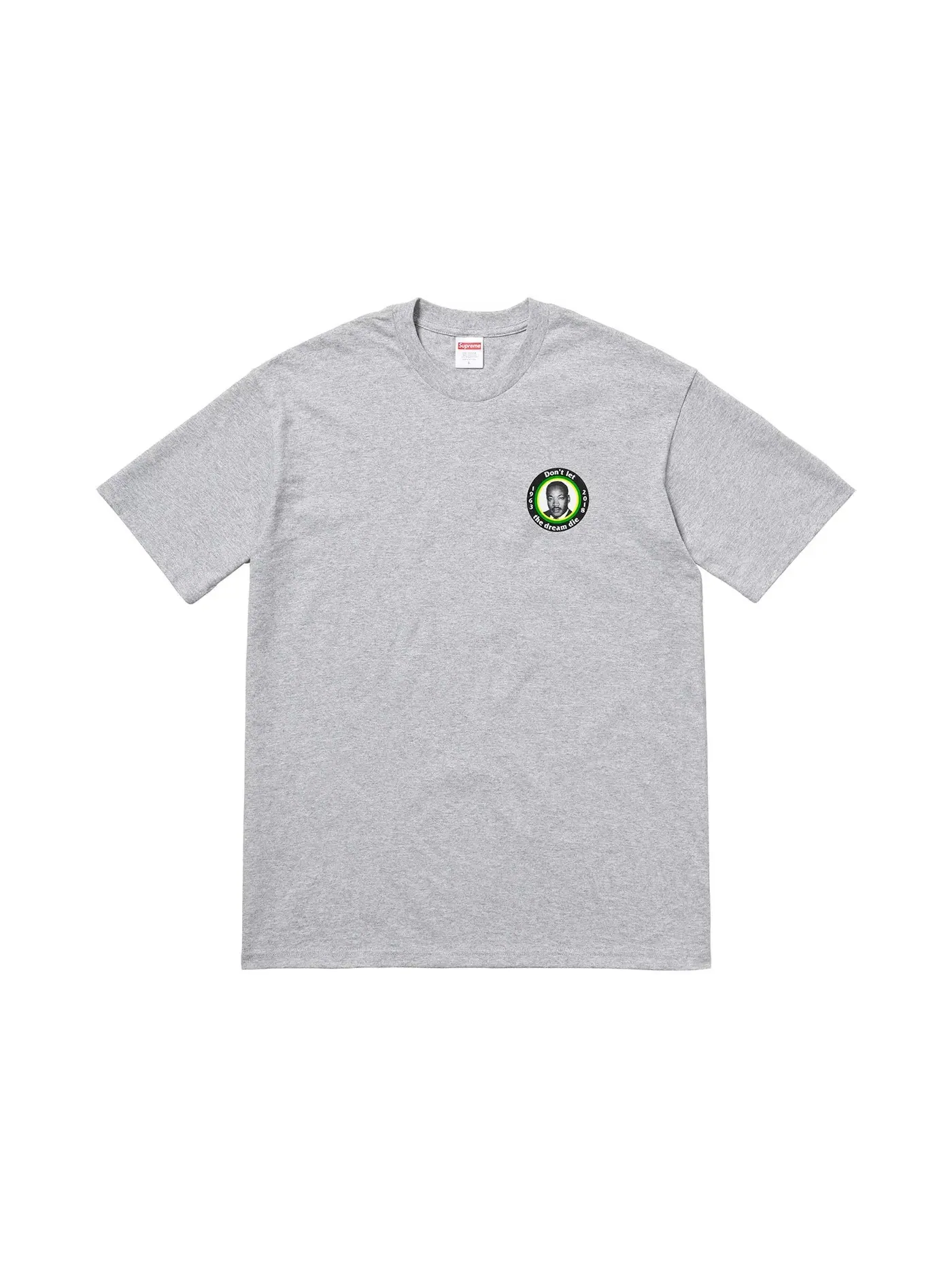 Мужская футболка с принтом Tee Supreme — изображение 1 из 2, серый