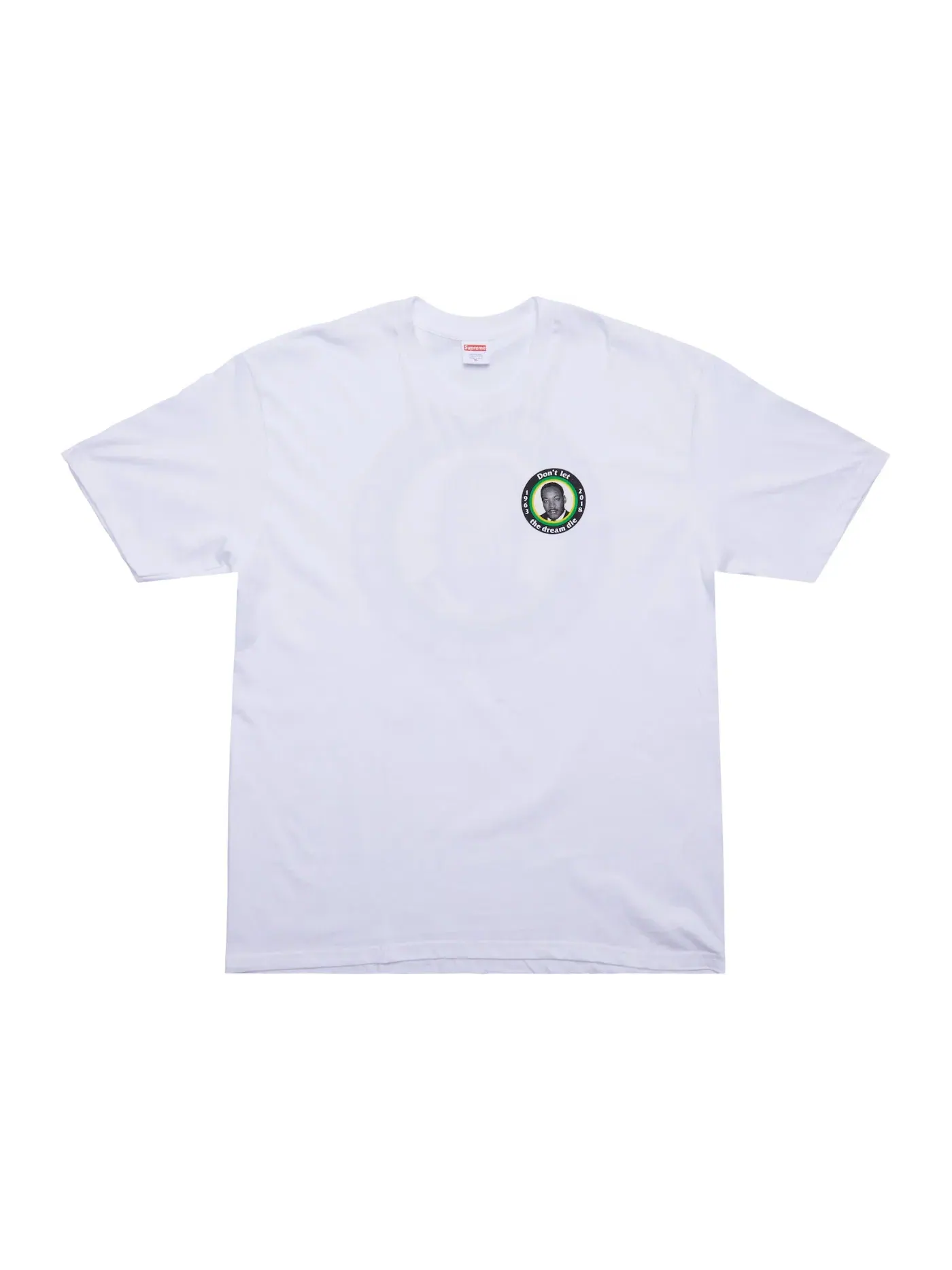 Мужская футболка с принтом Supreme Tee — изображение 1 из 2, белый