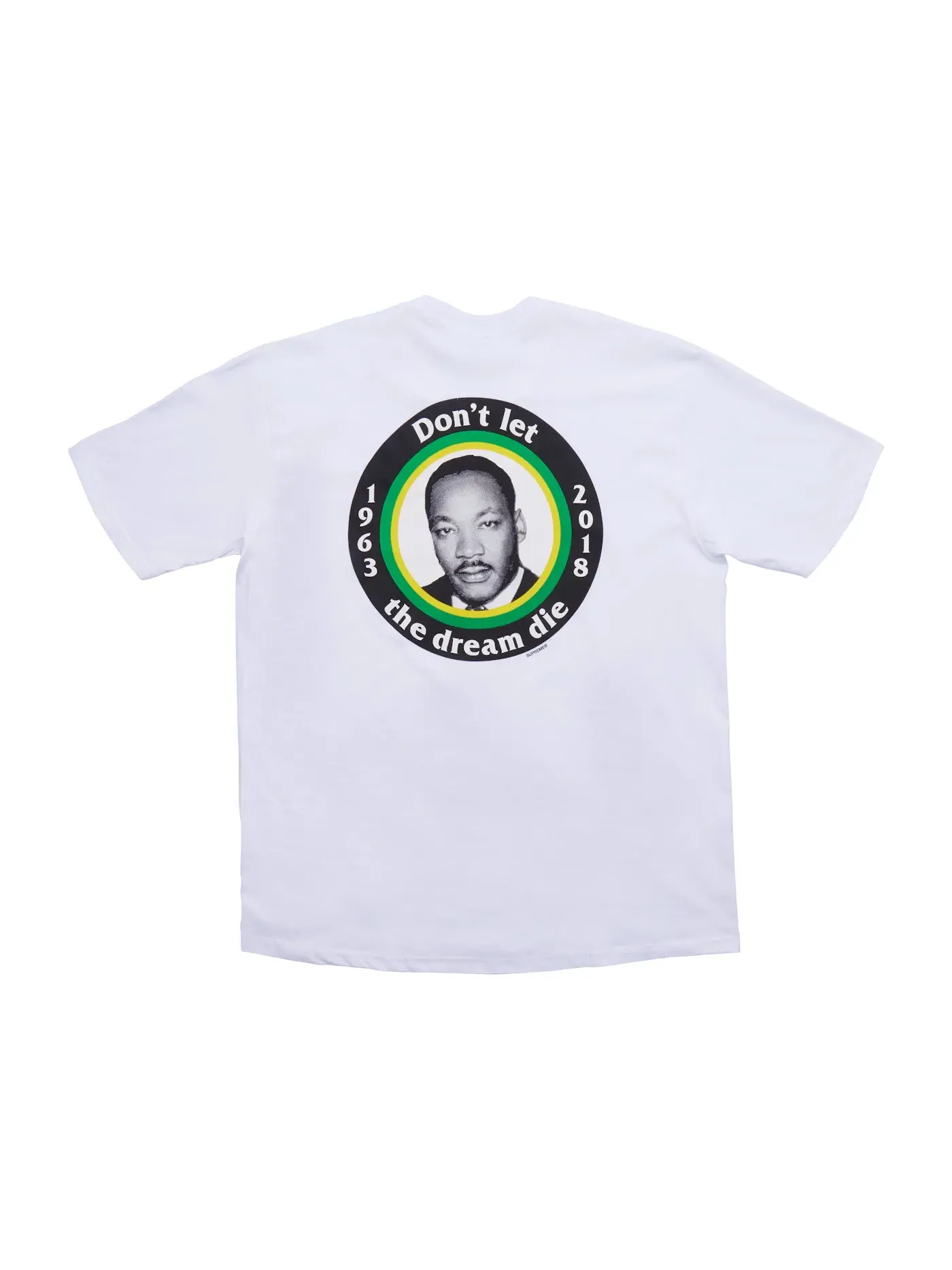 Мужская футболка с принтом Supreme Tee — изображение 2 из 2, белый