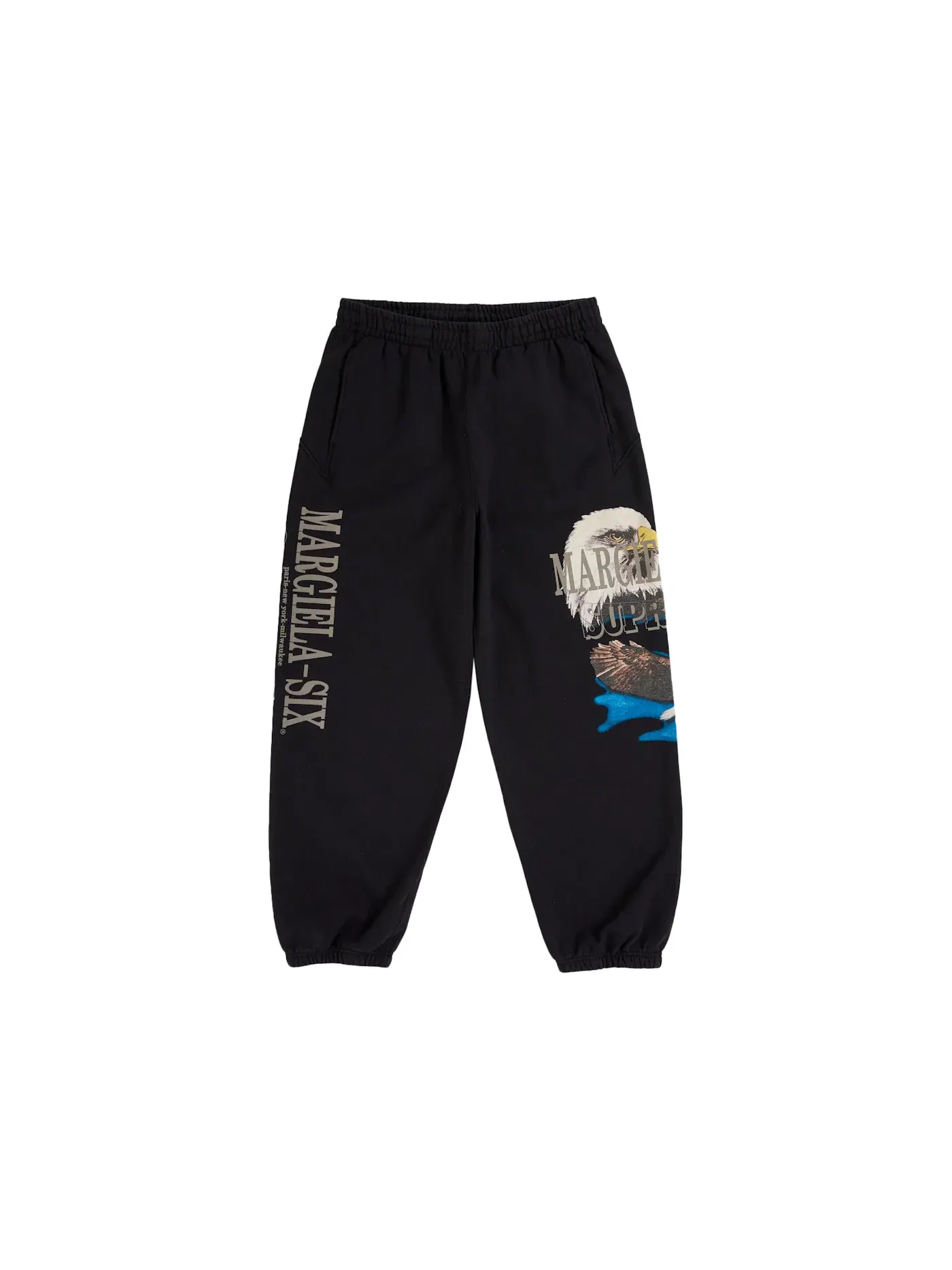 Мужские спортивные штаны с принтом Eagle Sweatpant Supreme — изображение 1 из 4, черный