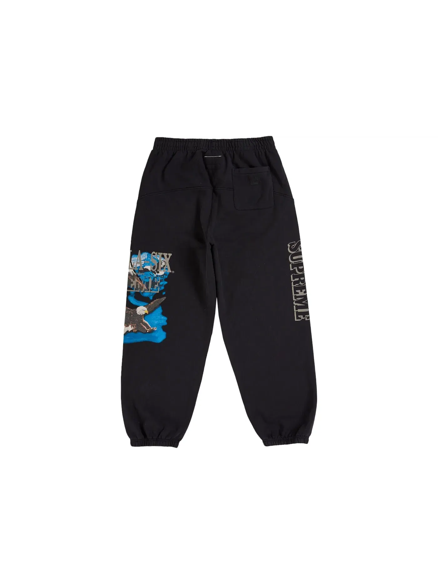 Мужские спортивные штаны с принтом Eagle Sweatpant Supreme — изображение 4 из 4, черный