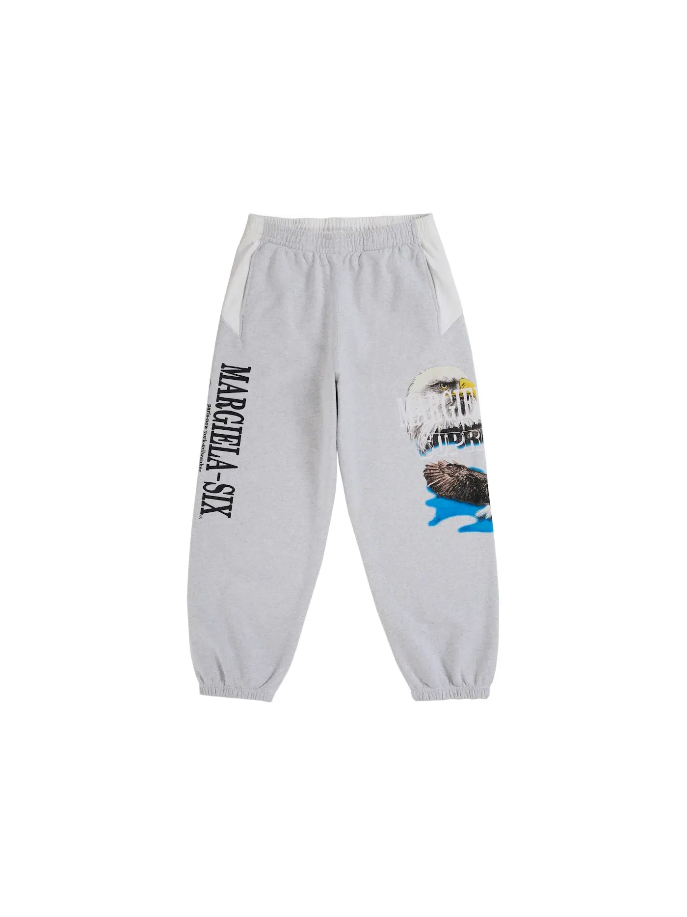 Мужские спортивные штаны с принтом Eagle Supreme MM6 Maison Margiela — изображение 1 из 4, белый