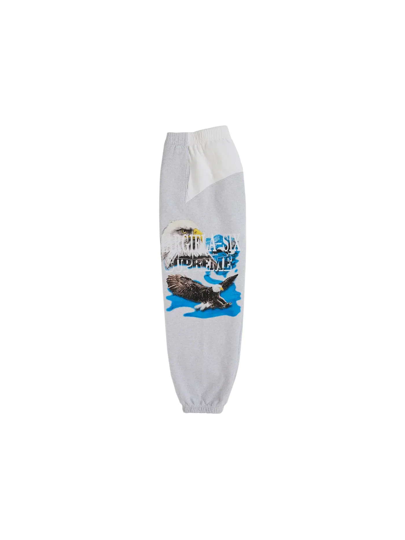 Мужские спортивные штаны с принтом Eagle Supreme MM6 Maison Margiela — изображение 2 из 4, белый