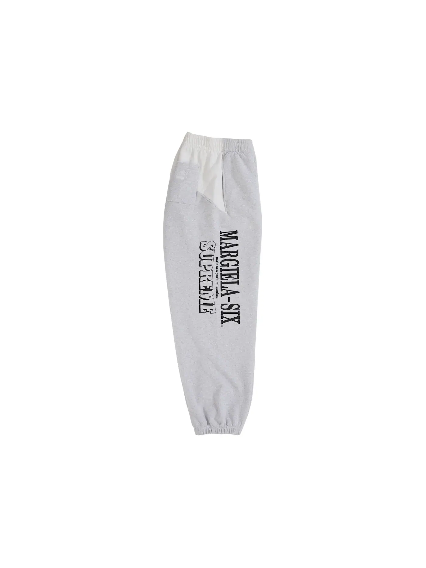 Мужские спортивные штаны с принтом Eagle Supreme MM6 Maison Margiela — изображение 3 из 4, белый