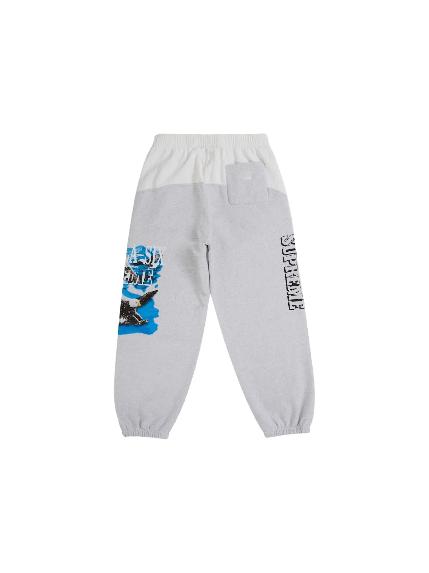Мужские спортивные штаны с принтом Eagle Supreme MM6 Maison Margiela — изображение 4 из 4, белый