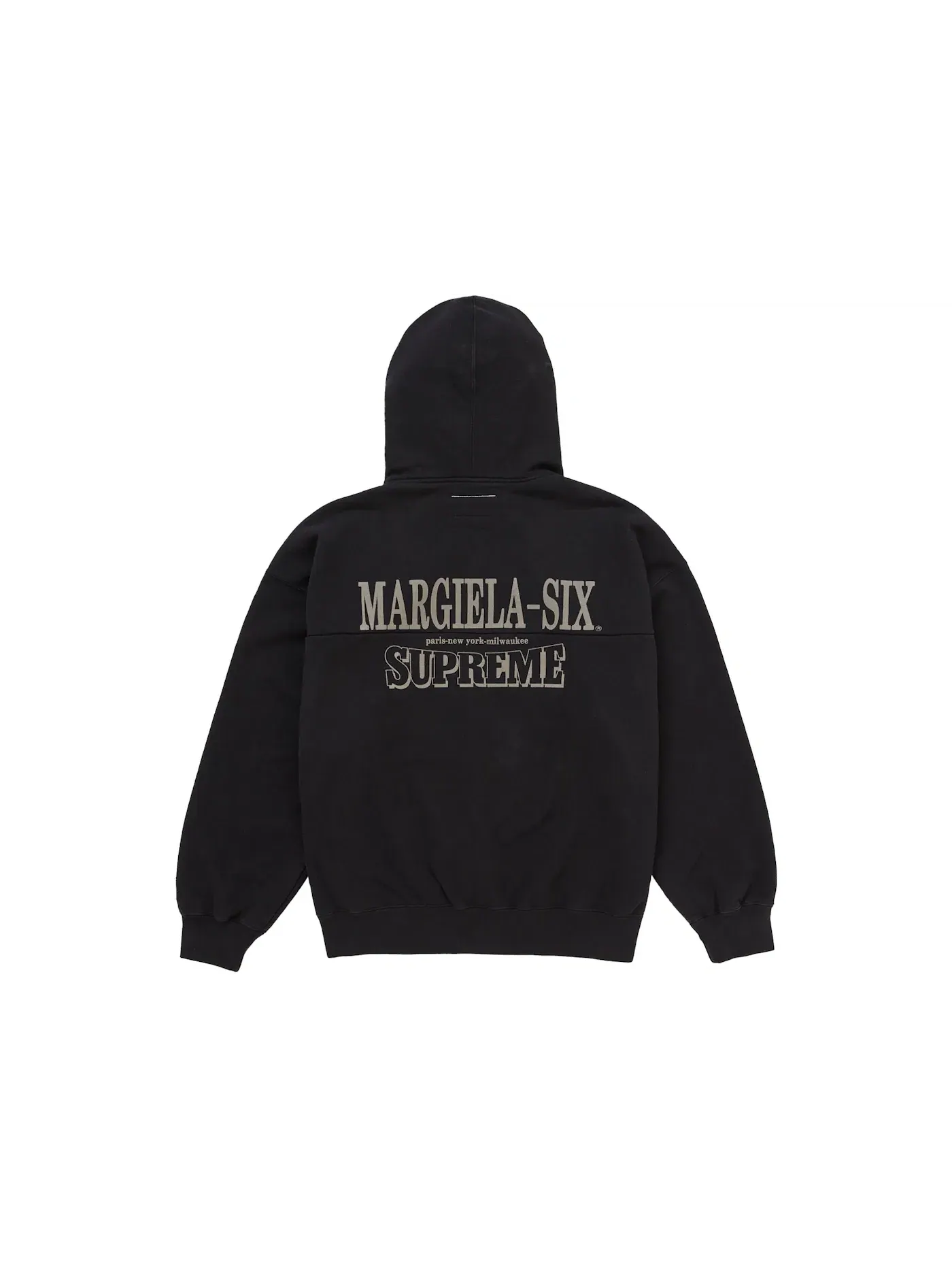 Мужская худи на молнии с принтом Eagle Supreme MM6 Maison Margiela — изображение 3 из 3, черный