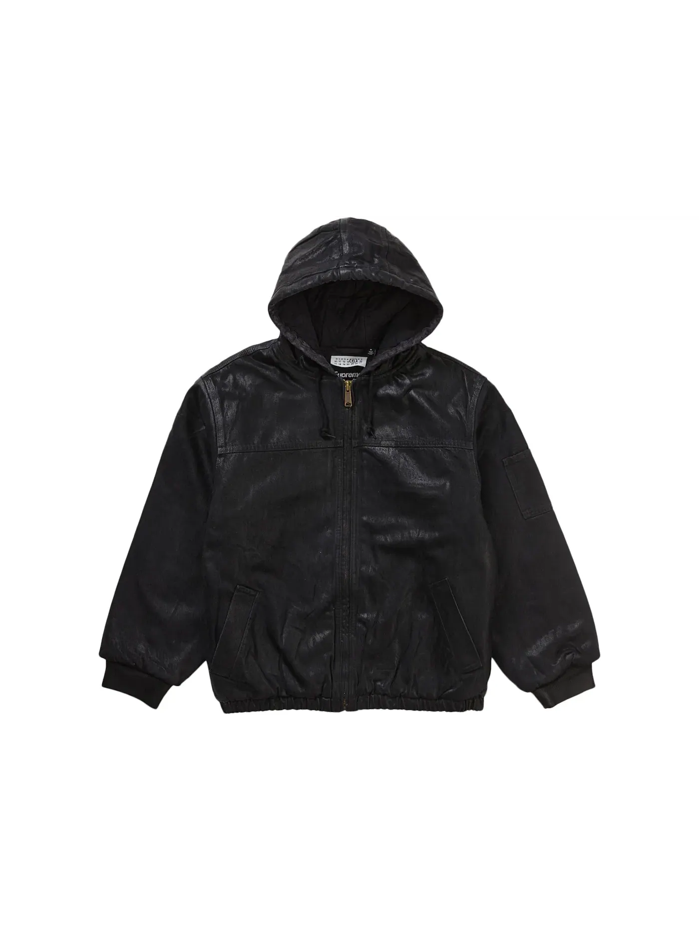 Мужская куртка с капюшоном Foil Hooded Work Jacket Supreme — изображение 1 из 3, черный