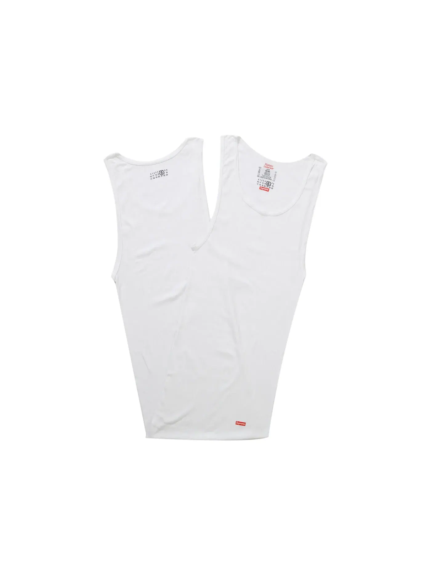 Мужской майка-алкоголика с длинным рукавом Tank Top (2 Pack) Supreme — изображение 3 из 5, белый