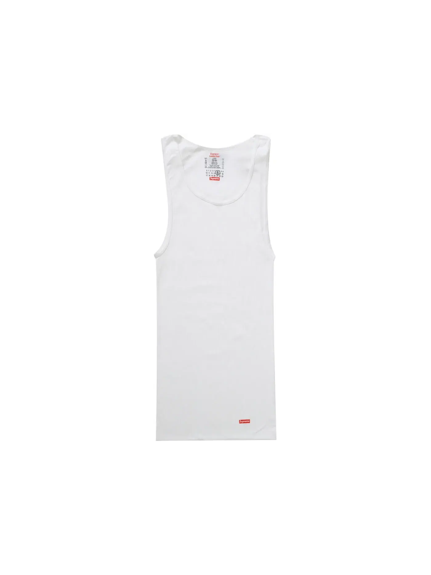 Мужской майка-алкоголика с длинным рукавом Tank Top (2 Pack) Supreme — изображение 4 из 5, белый