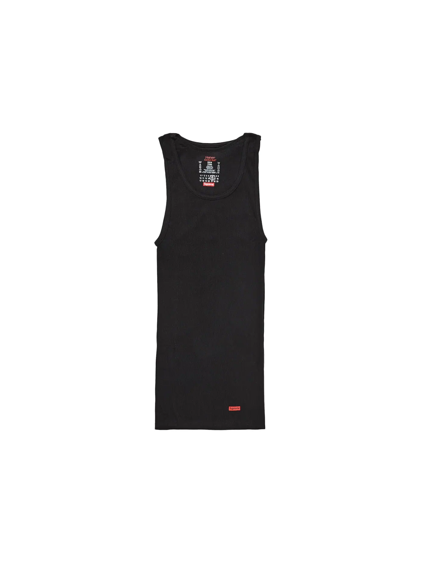 Мужской топ-майка без рукавов с длинным рукавом Tank Top (2 Pack) Supreme — изображение 3 из 5, черный