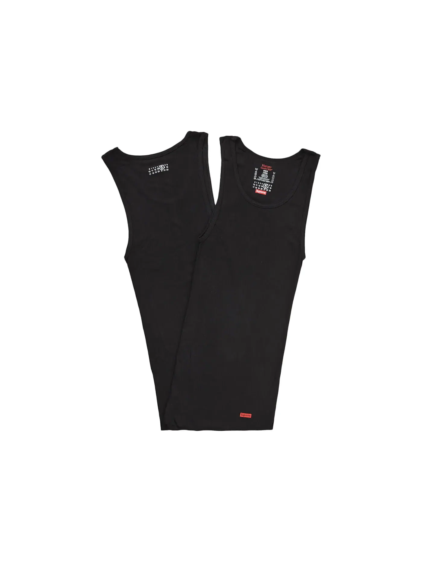 Мужской топ-майка без рукавов с длинным рукавом Tank Top (2 Pack) Supreme — изображение 4 из 5, черный