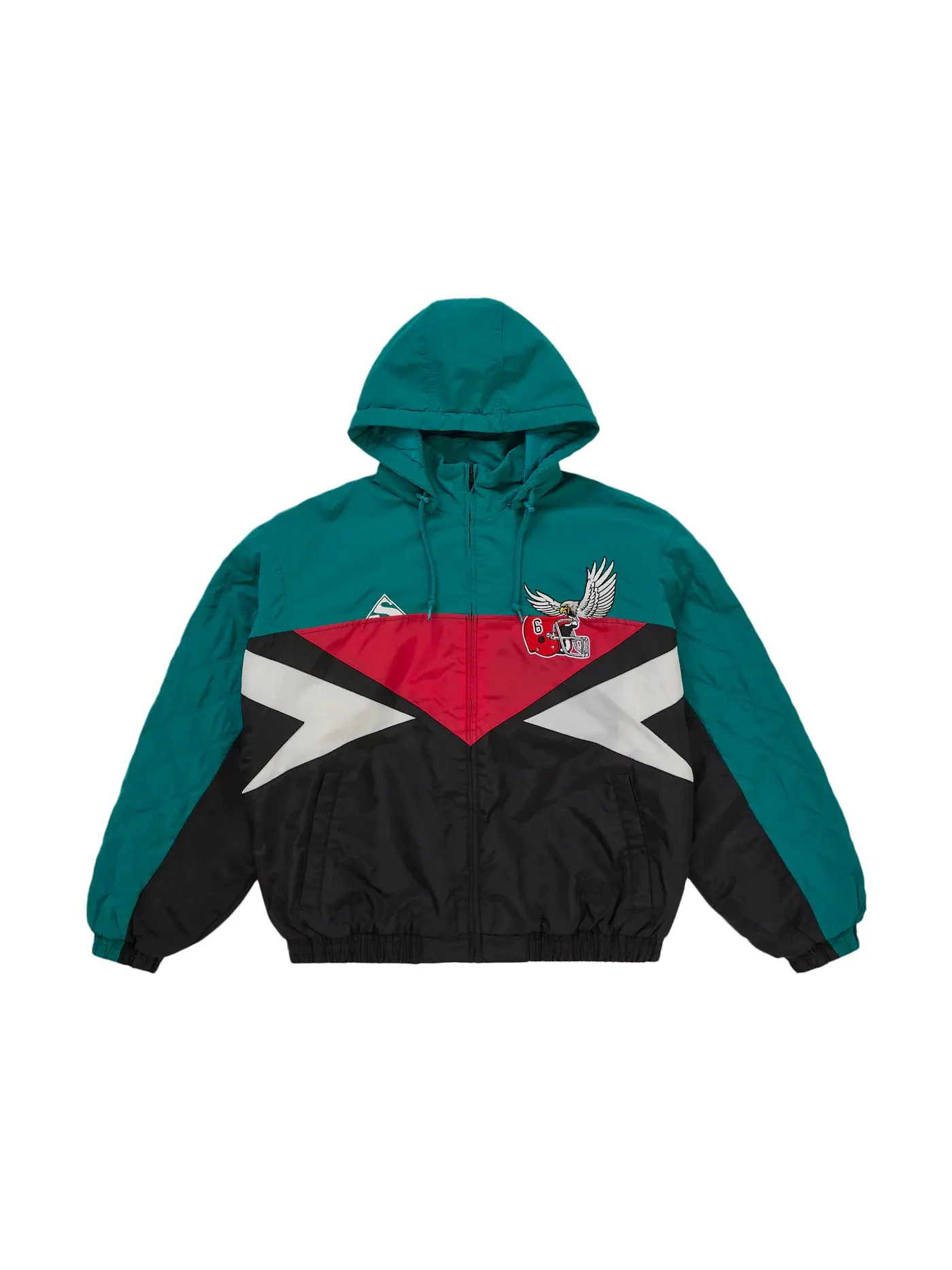 Мужская куртка-стадион с разрезом Split Stadium Jacket Supreme — изображение 1 из 5, бирюзовый