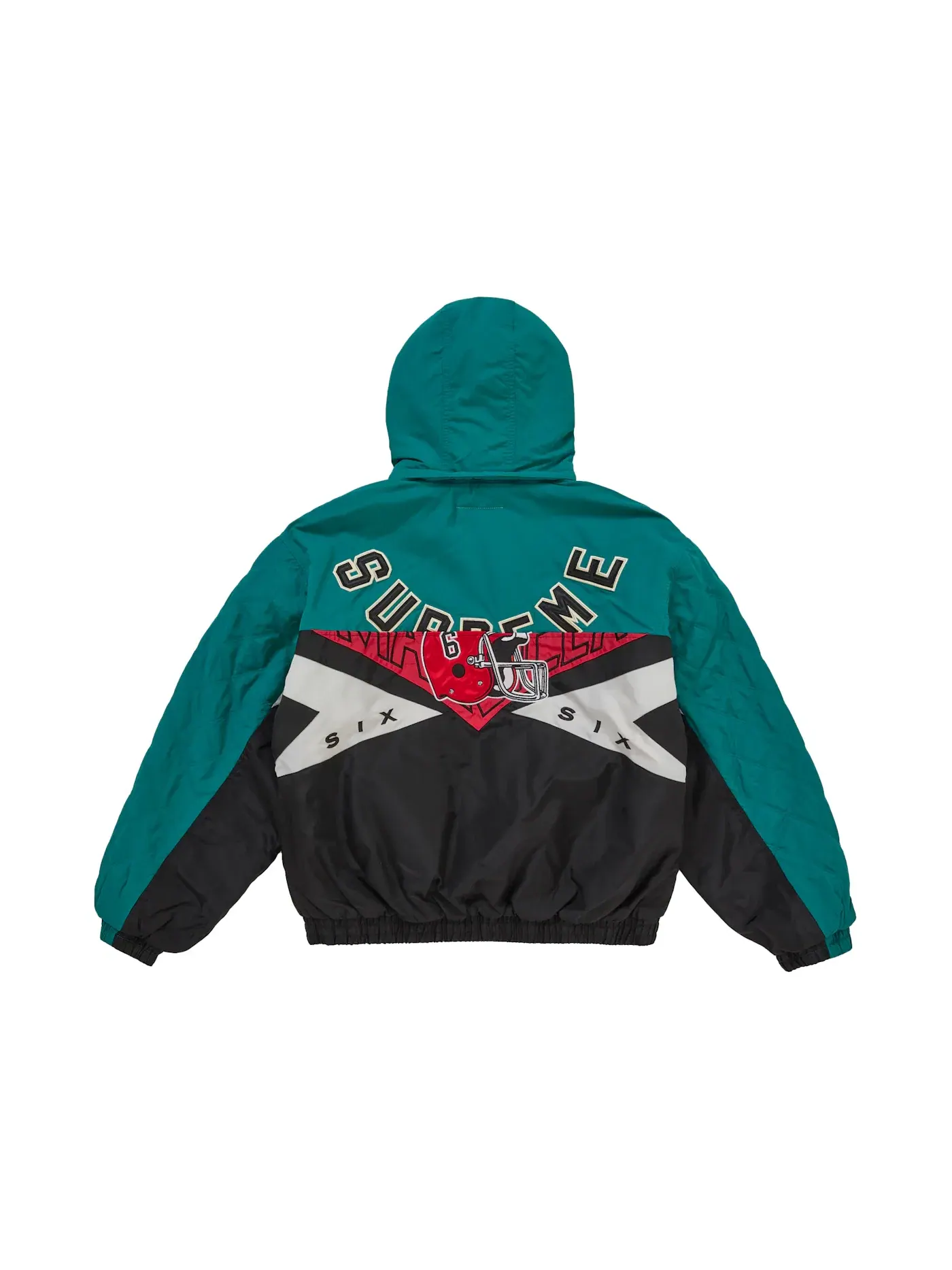 Мужская куртка-стадион с разрезом Split Stadium Jacket Supreme — изображение 3 из 5, бирюзовый