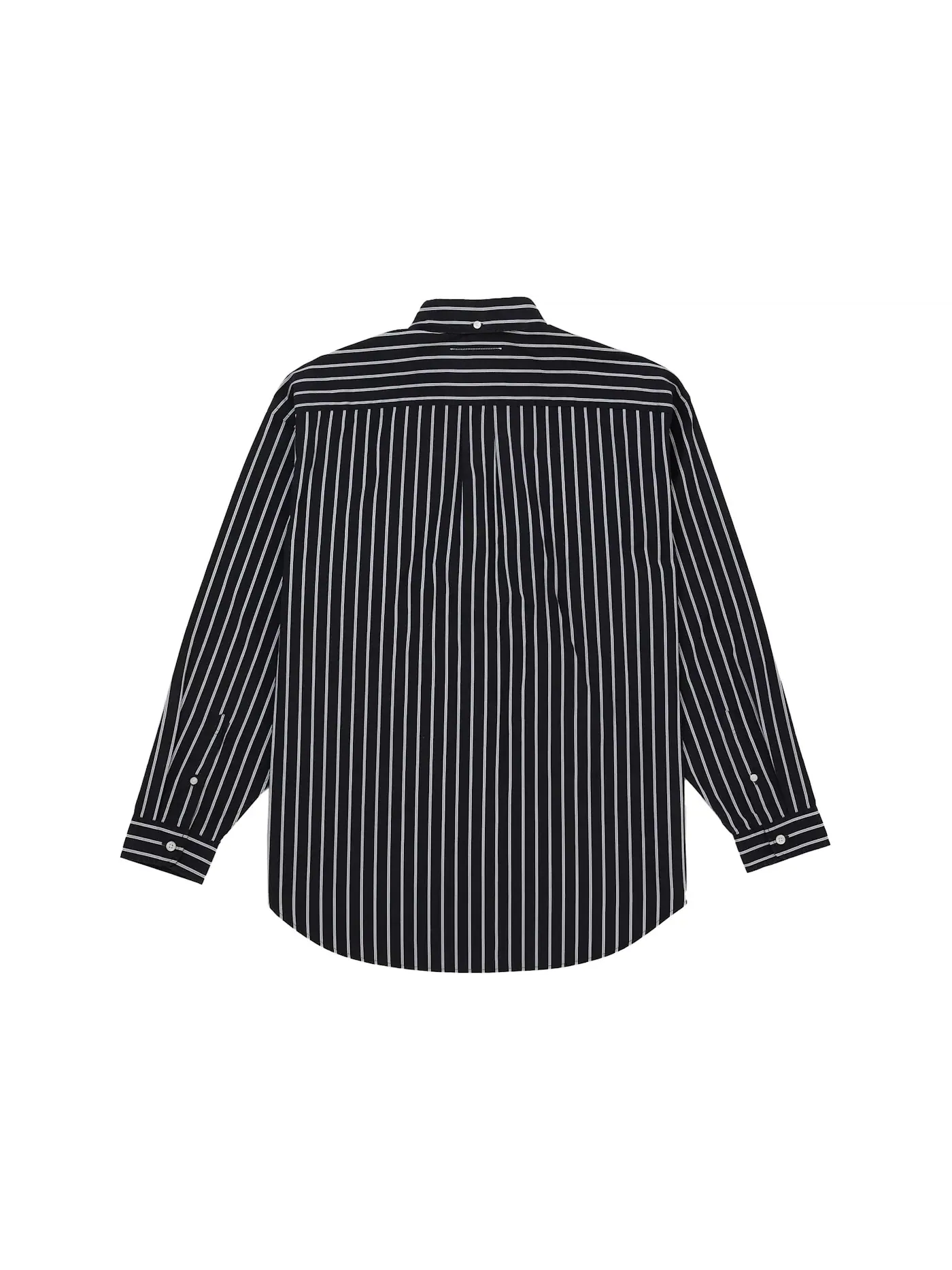 Мужская рубашка с полосками Supreme MM6 Maison Margiela Stripe — изображение 2 из 3, черный