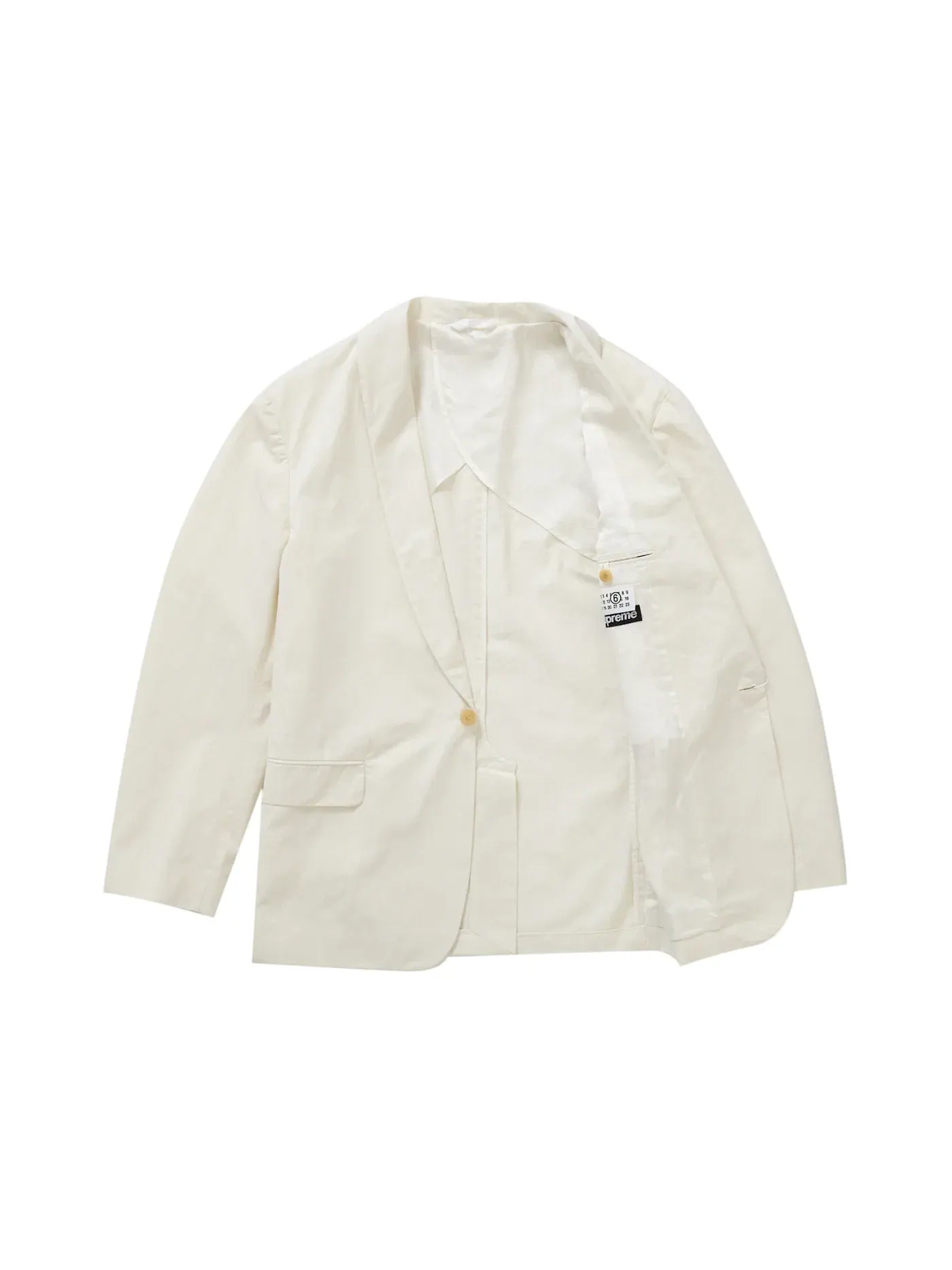 Мужской костюм из хлопка Suit Supreme — изображение 3 из 6, бежевый
