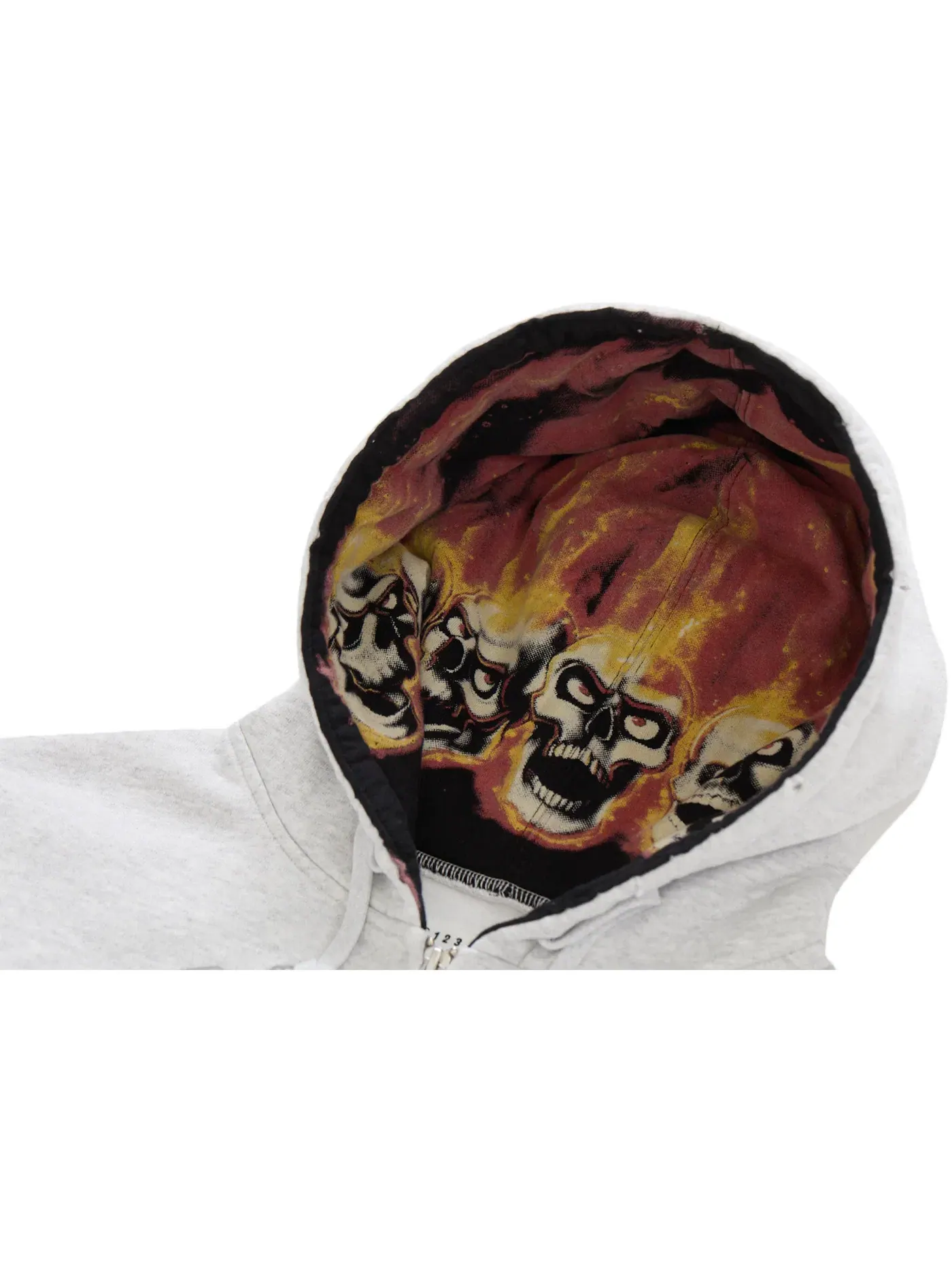 Мужская худи на молнии Supreme MM6 Maison Margiela — изображение 3 из 3, серый