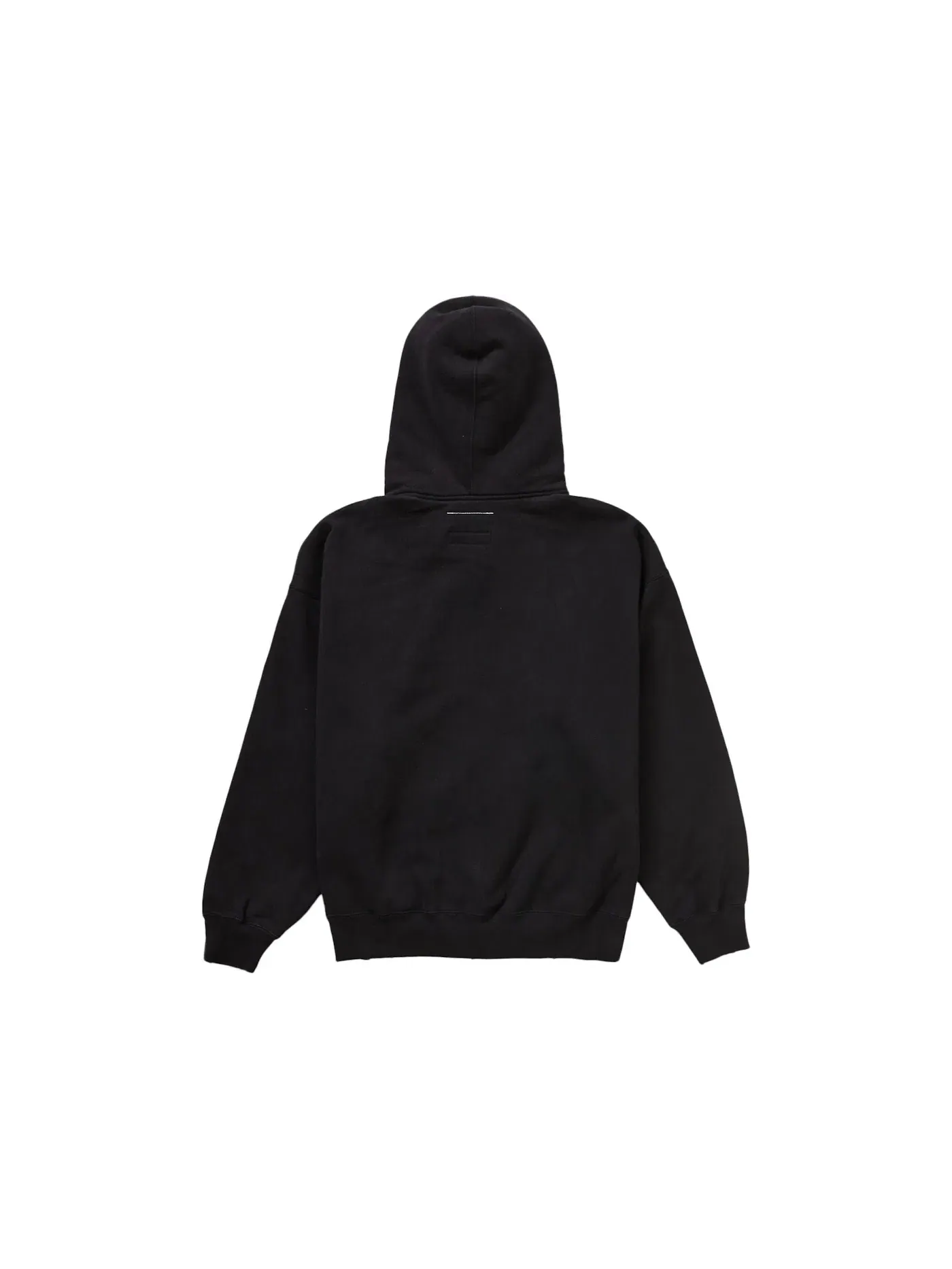 Мужская худи с принтом Supreme MM6 Maison Margiela Zip Up Hooded Sweatshirt — изображение 2 из 3, черный