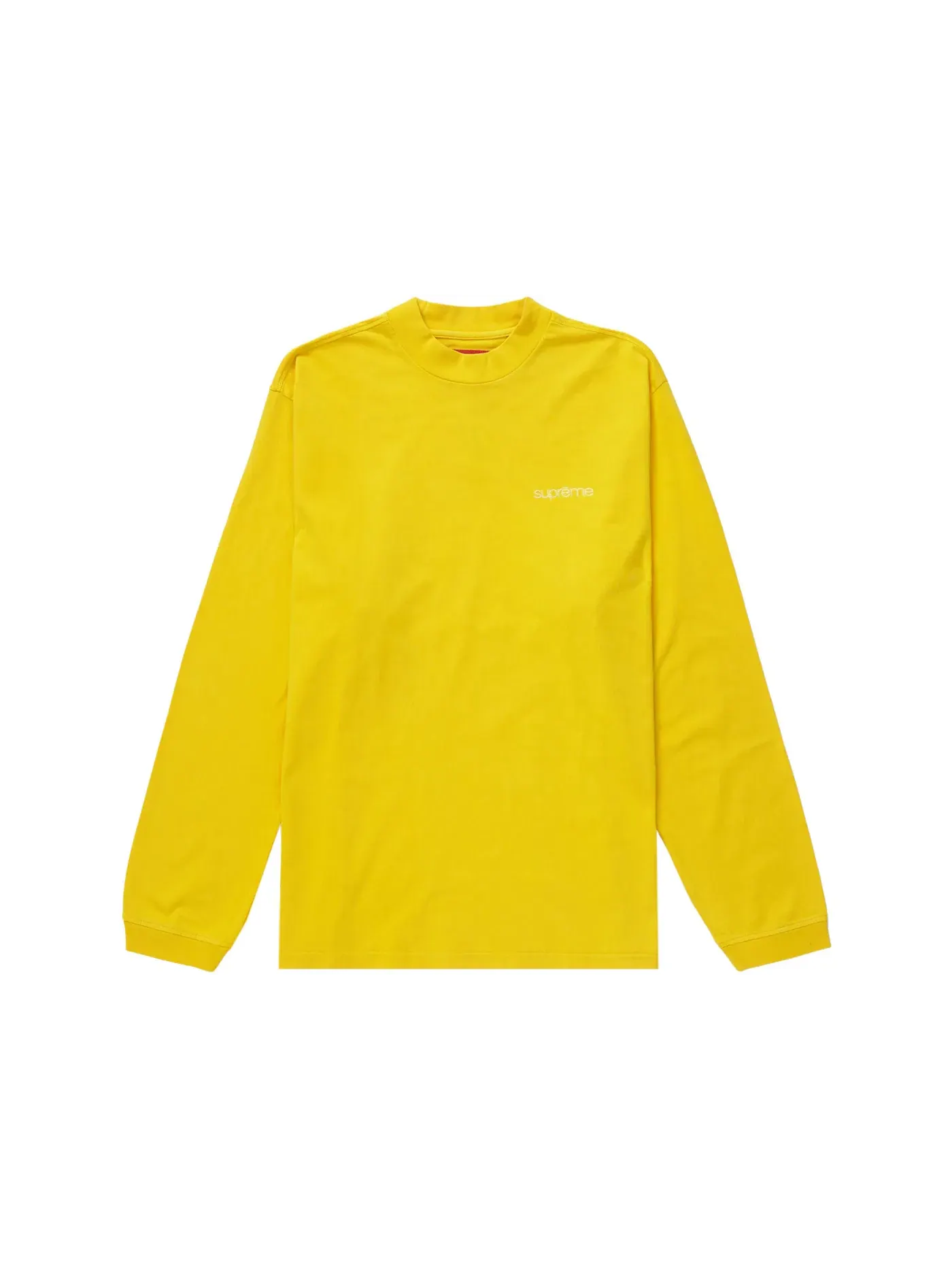 Мужская футболка с принтом Supreme L/S Top (FW23) — изображение 1 из 1, желтый