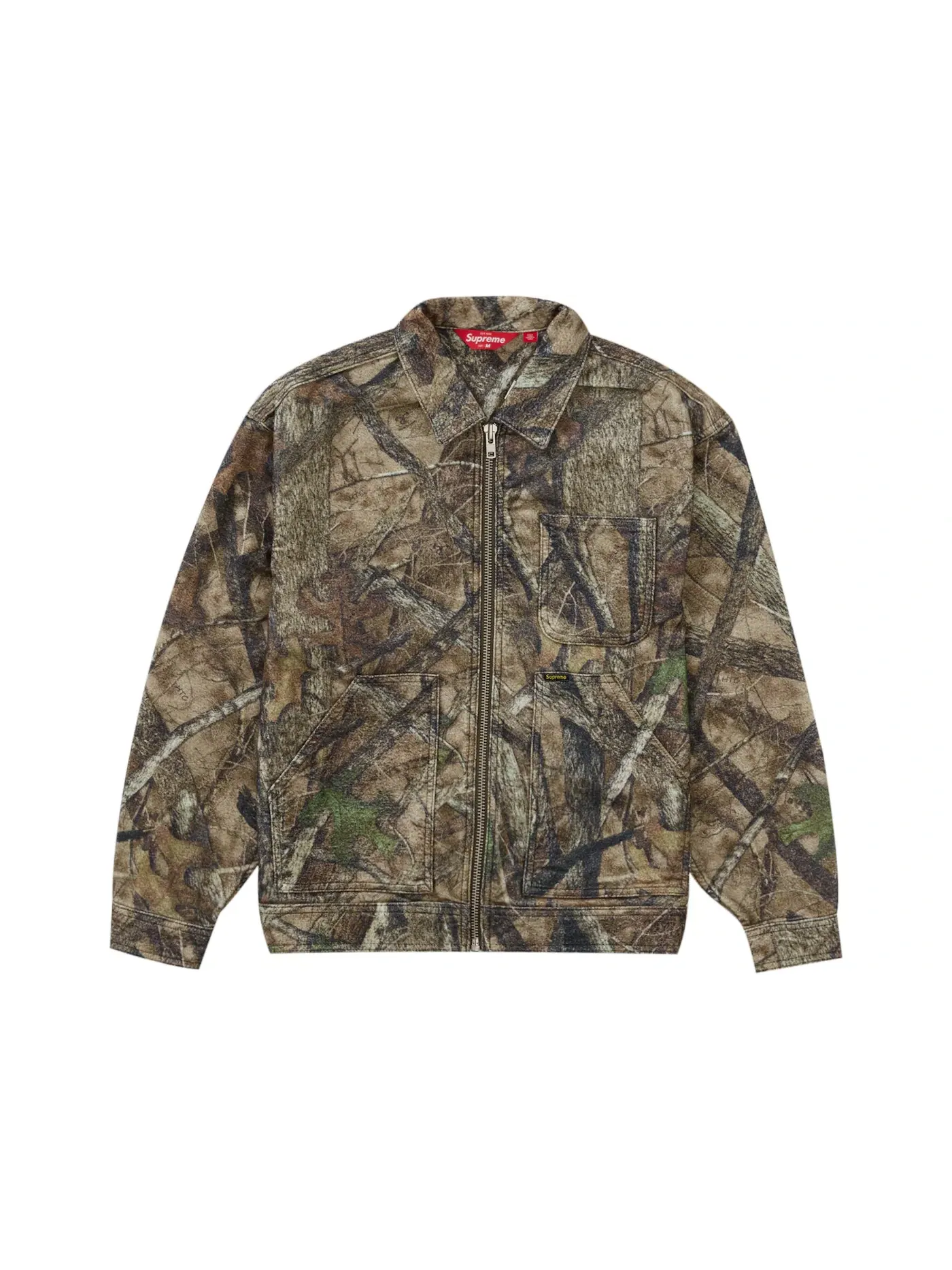 Мужская куртка из молескина с камуфляжным принтом Supreme Jacket (FW23) — изображение 1 из 2