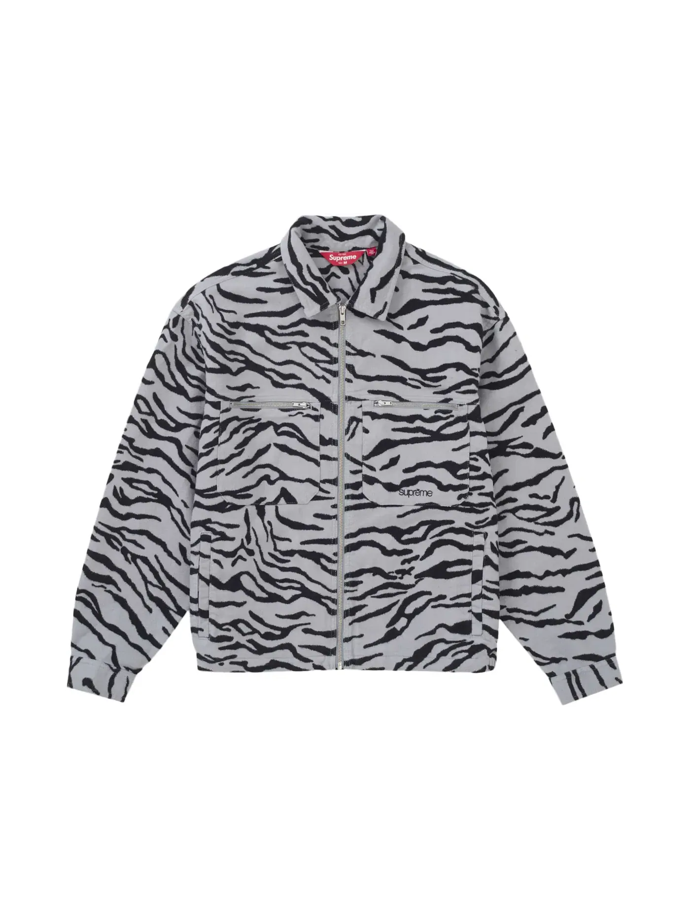 Мужская куртка из молескина с принтом (SS25) Supreme, Zebra — изображение 1 из 2