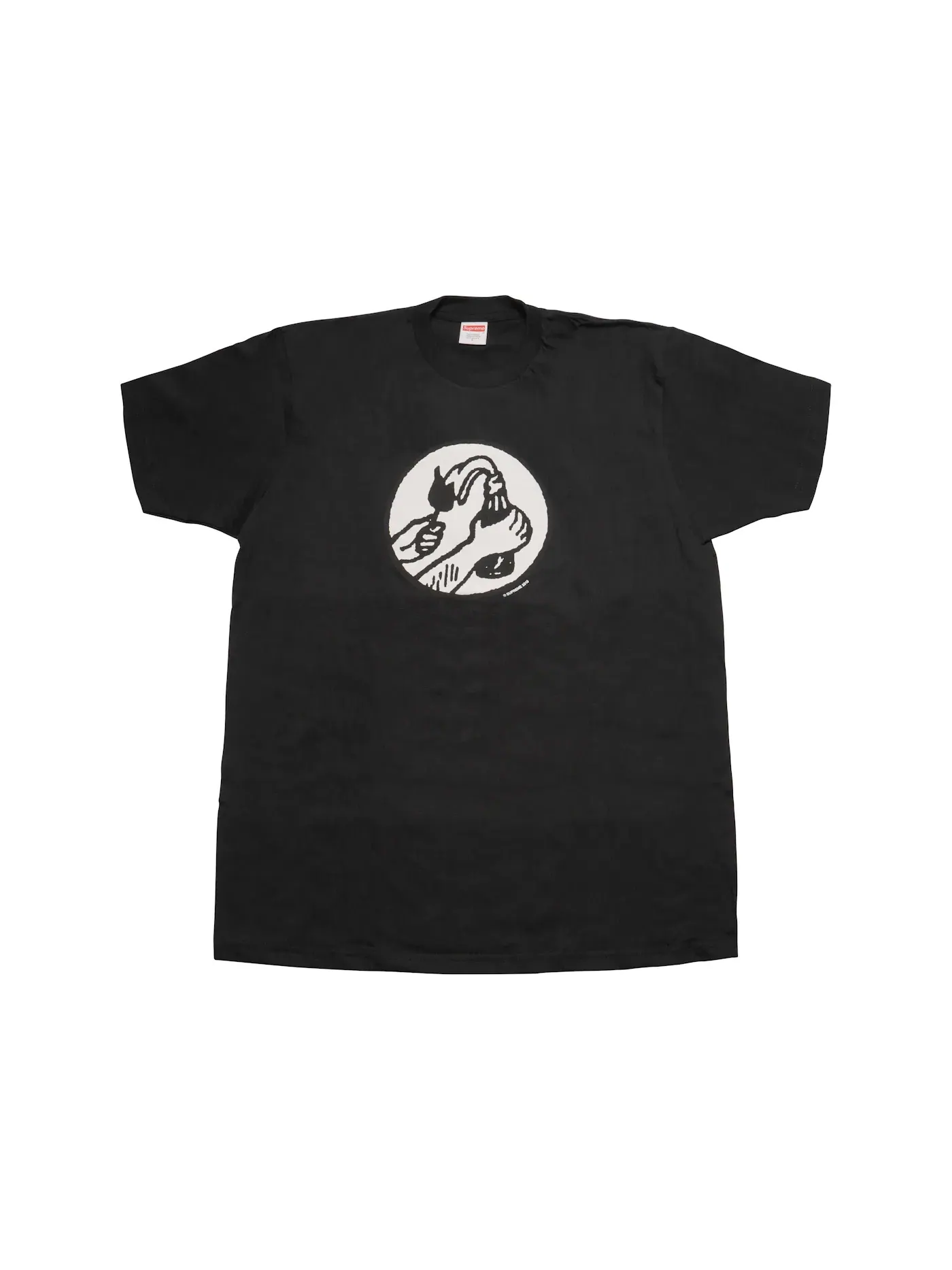 Футболка с принтом молотова Supreme Tee — изображение 1 из 1, черный