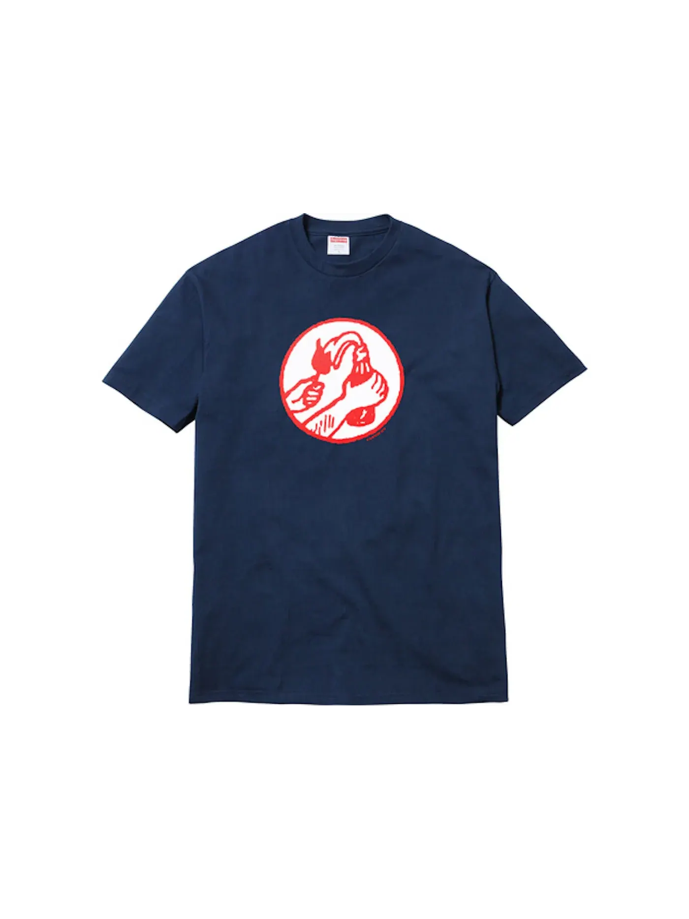 Футболка с принтом Tee Supreme — изображение 1 из 1, темно-синий