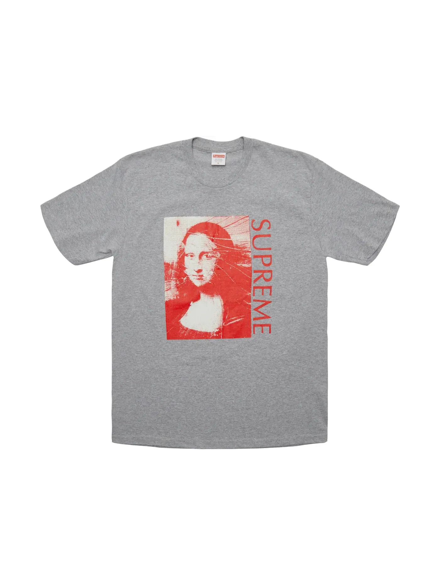 Мужская футболка с принтом Supreme Tee — изображение 1 из 1, серый
