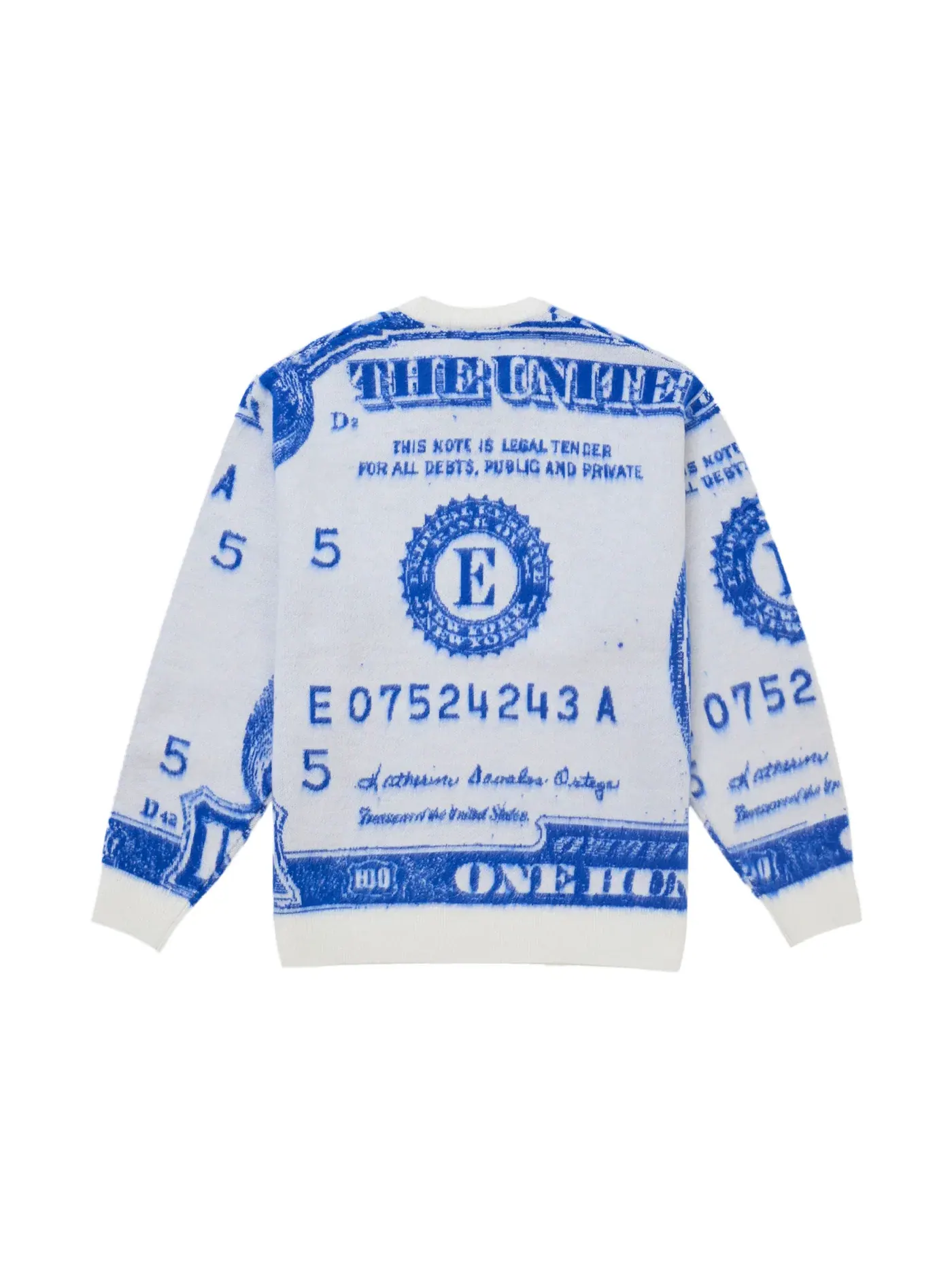 Мужской свитер с принтом Supreme Sweater — изображение 2 из 2, белый