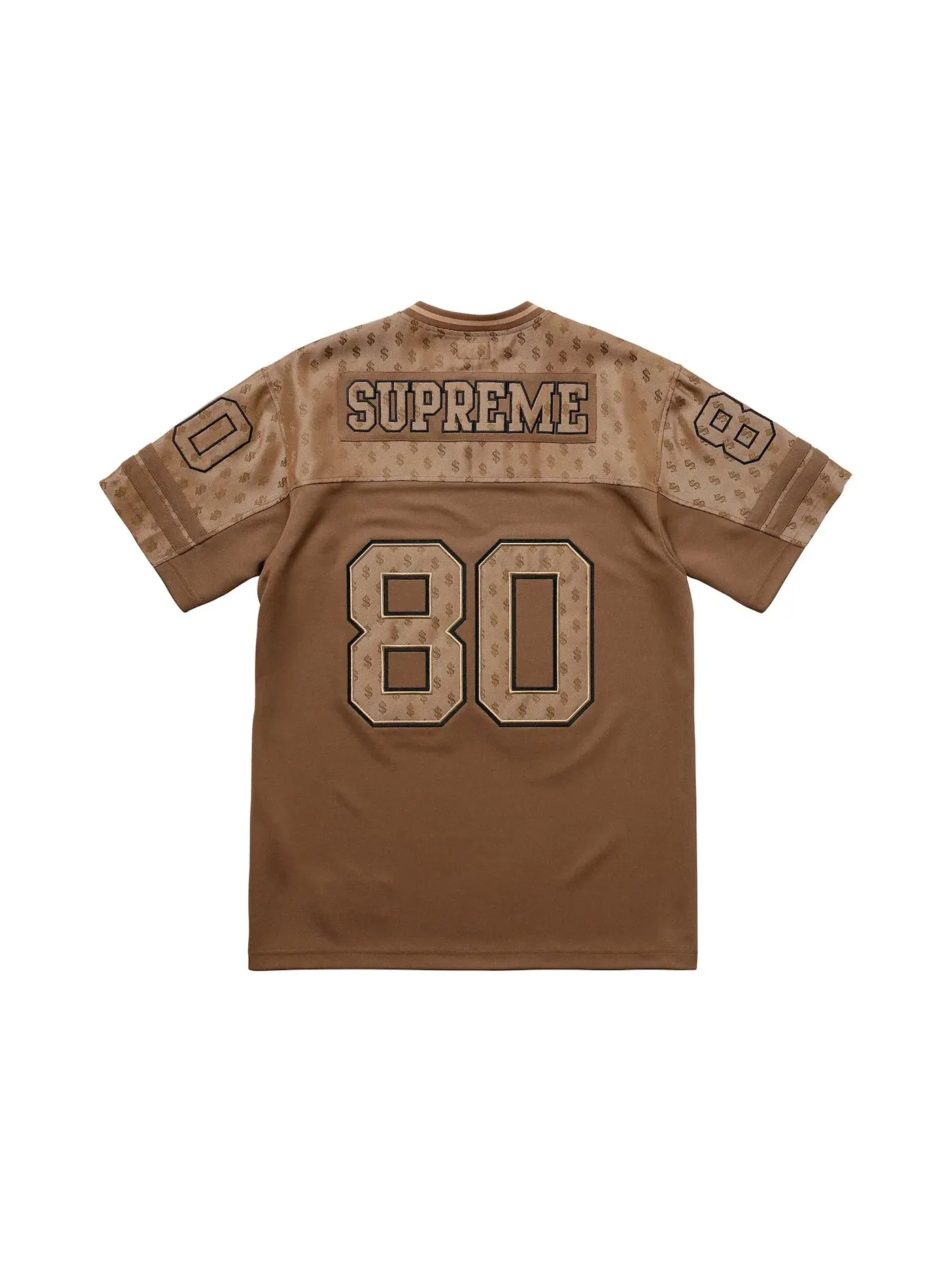 Мужская футболка с принтом Jersey Supreme — изображение 2 из 2, коричневый