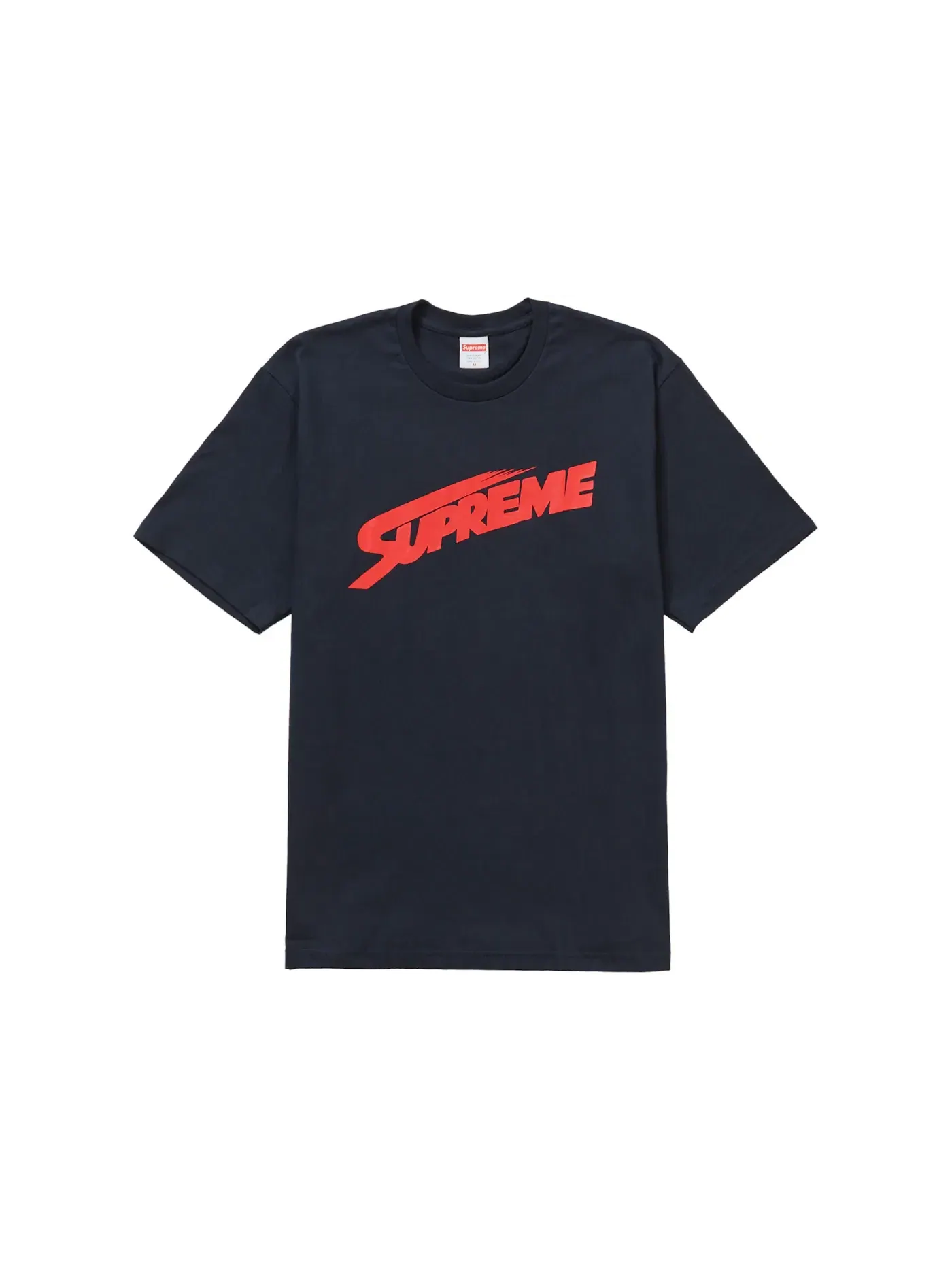 Мужская футболка хлопковая Supreme Tee — изображение 1 из 1, темно-синий