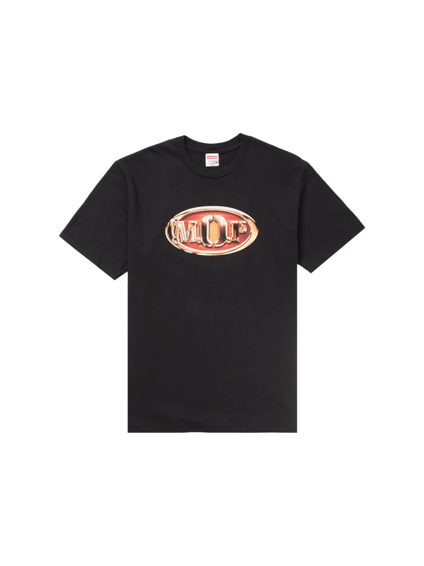 Мужская футболка с принтом Supreme M.O.P. Tee — изображение 1 из 2, черный