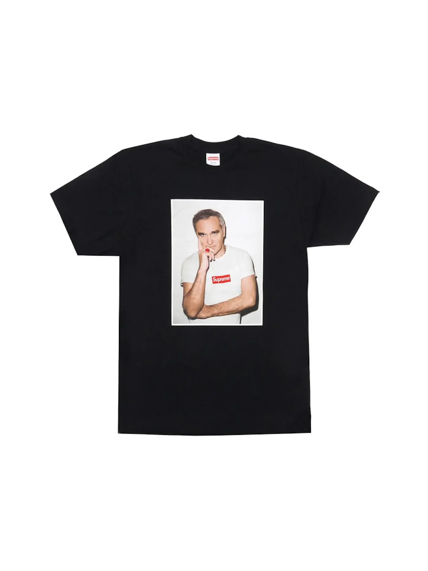 Мужская футболка с принтом Tee Supreme — изображение 1 из 1, черный