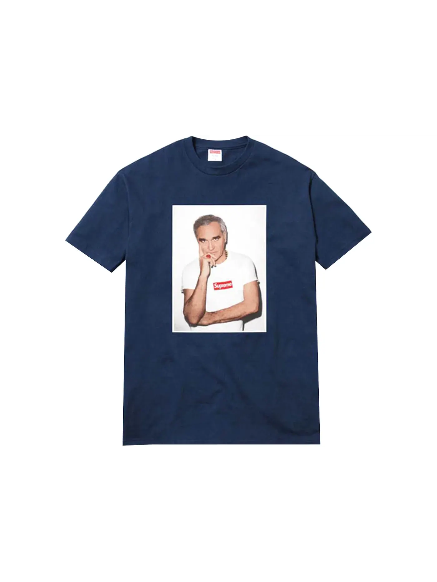 Мужская футболка с длинным рукавом Supreme Tee — изображение 1 из 1, темно-синий