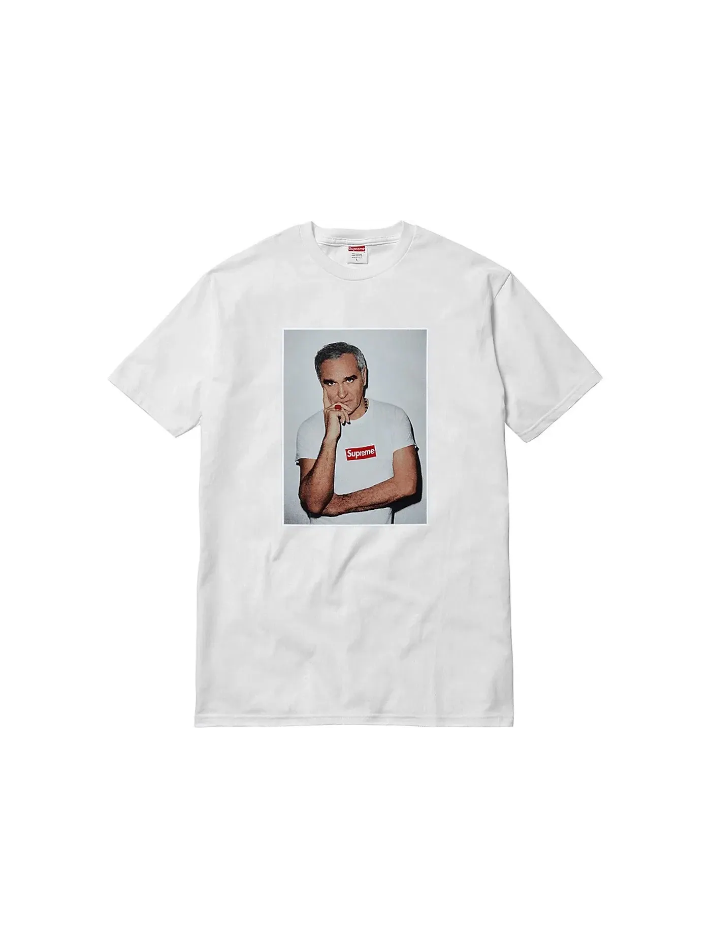 Мужская футболка с принтом Tee Supreme — изображение 1 из 1, белый