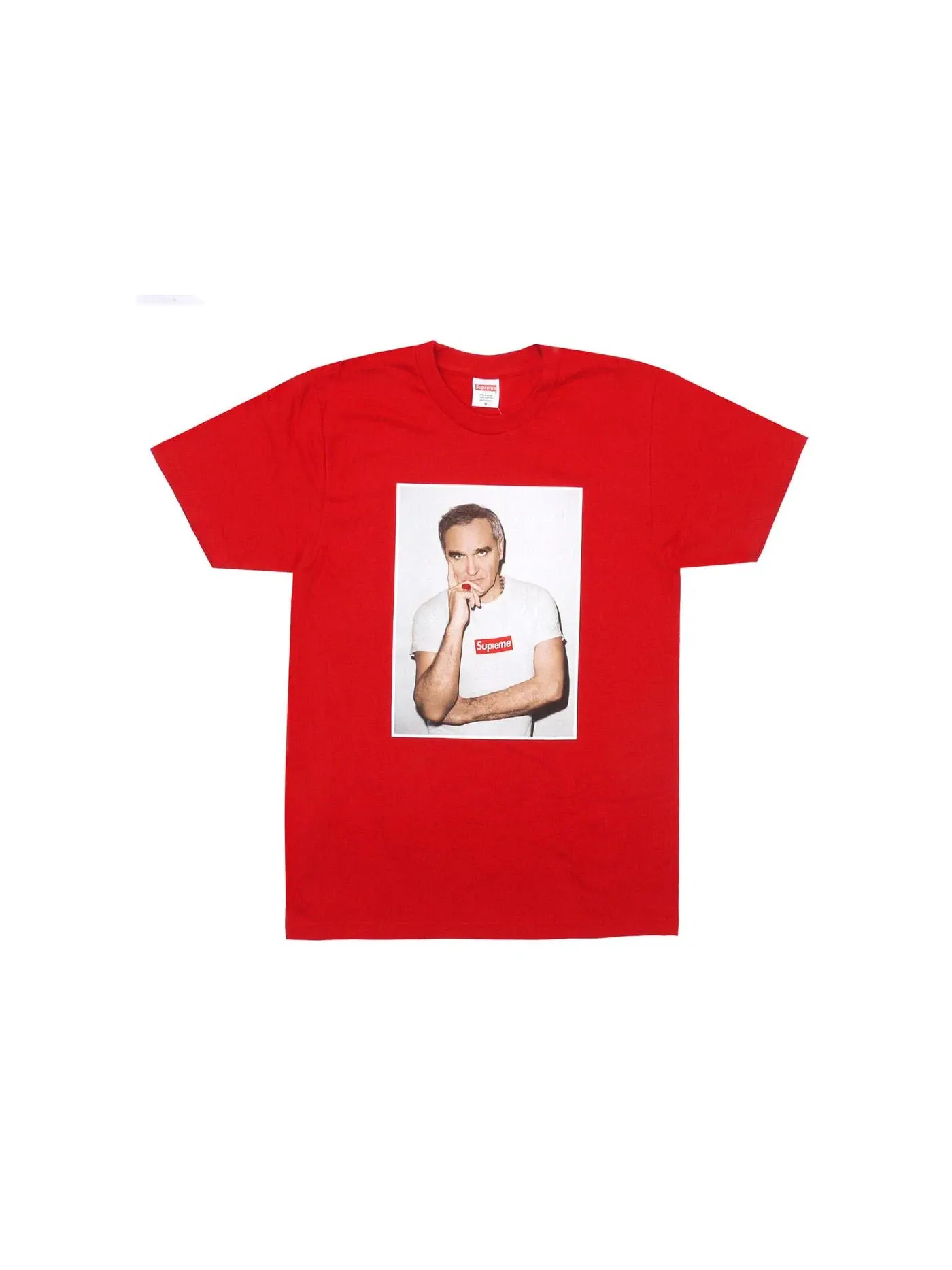 Мужская футболка с принтом Morrissey Tee Supreme — изображение 1 из 1, красный