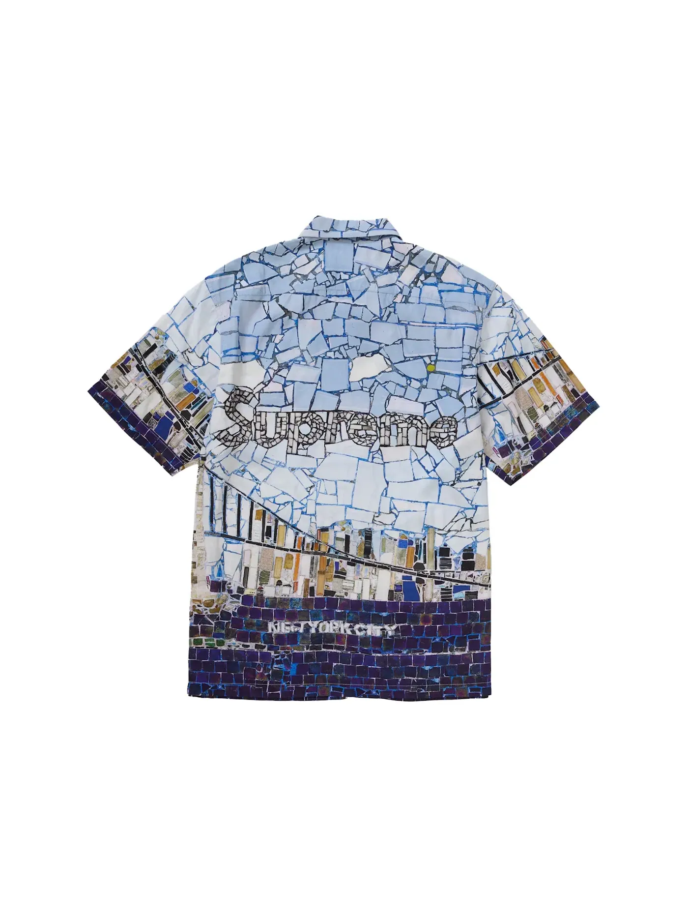 Мужская рубашка с коротким рукавом с принтом Shirt Supreme — изображение 2 из 2, мульти